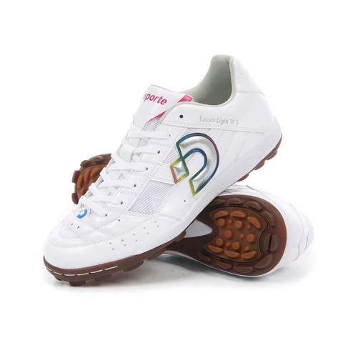 Desporte-Tessa-Light-TF3-white-silver-rainbow-turf-soccer-shoes