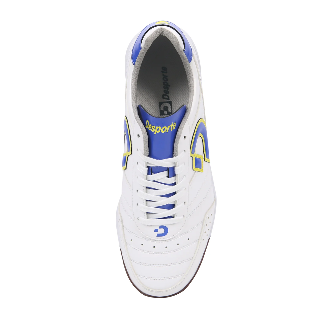 Desporte-Campinas-TF-SP3-white-blue-yellow-DS-2241-turf-soccer-shoe