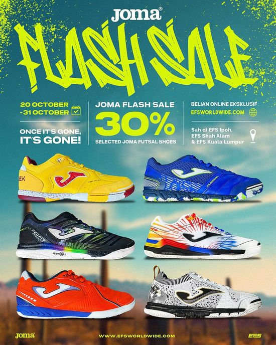 "FLASH DEALS ON JOMA - LIMITED TIME!" | efsworldwide