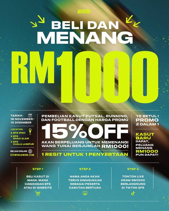 PROMO BELI & MENANG RM1000 | efsworldwide