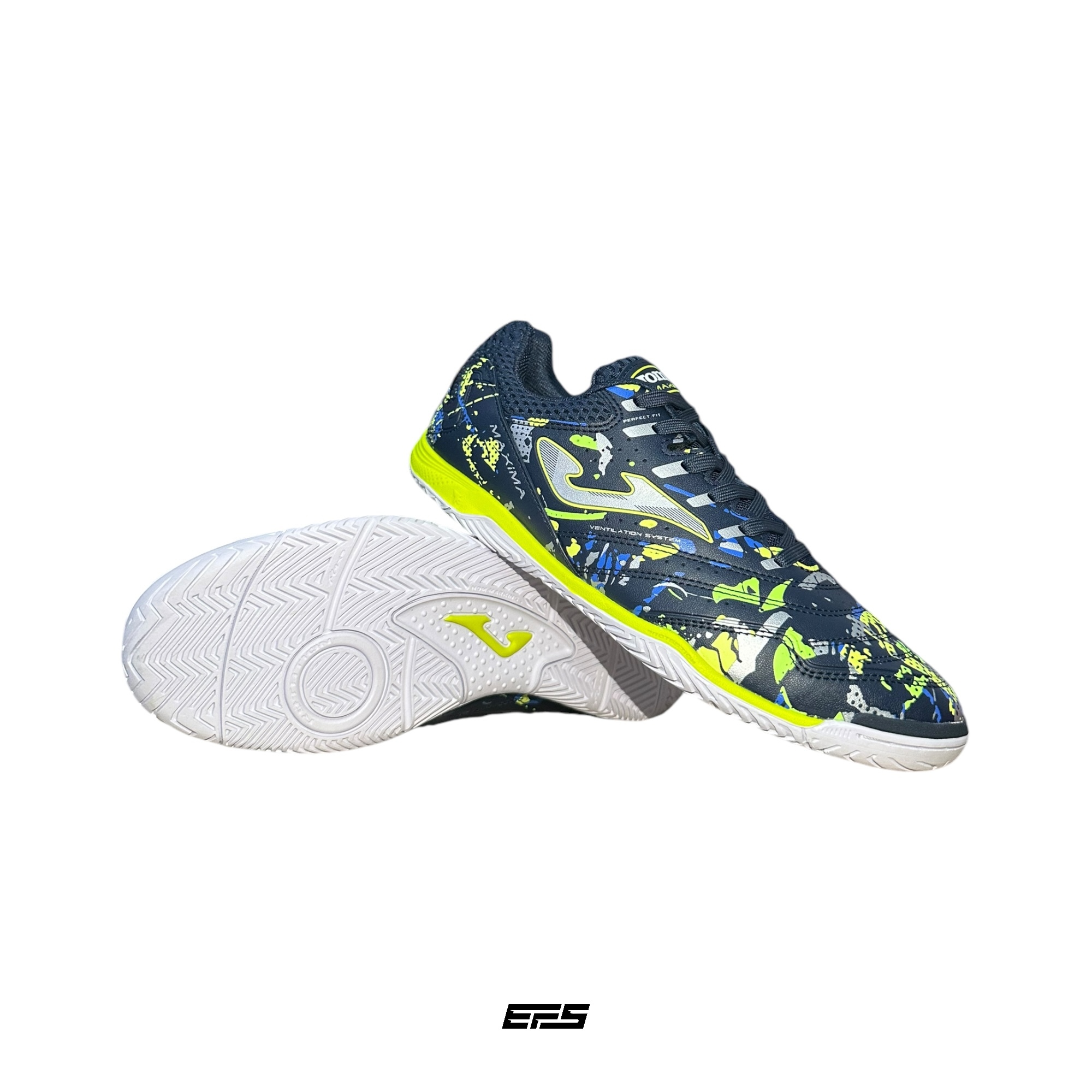 Joma Maxima 2433 Navy/Lemon Original – efsworldwide