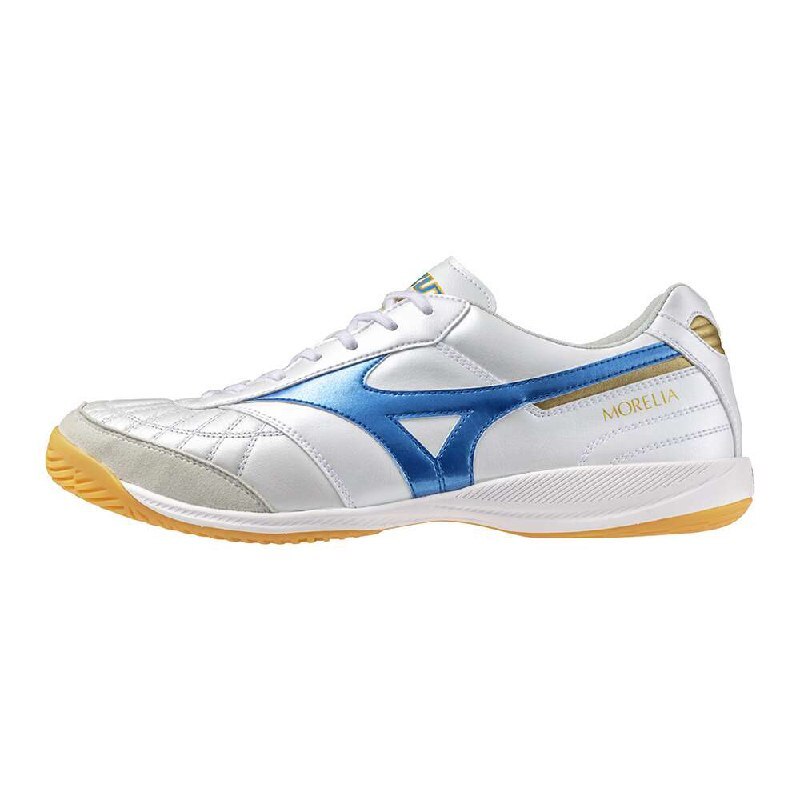 Mizuno MORELIA SALA JAPAN IN ホワイト/ブルー Mizuno Morelia SALA JAPAN IN White/Blue Original – efsworldwide