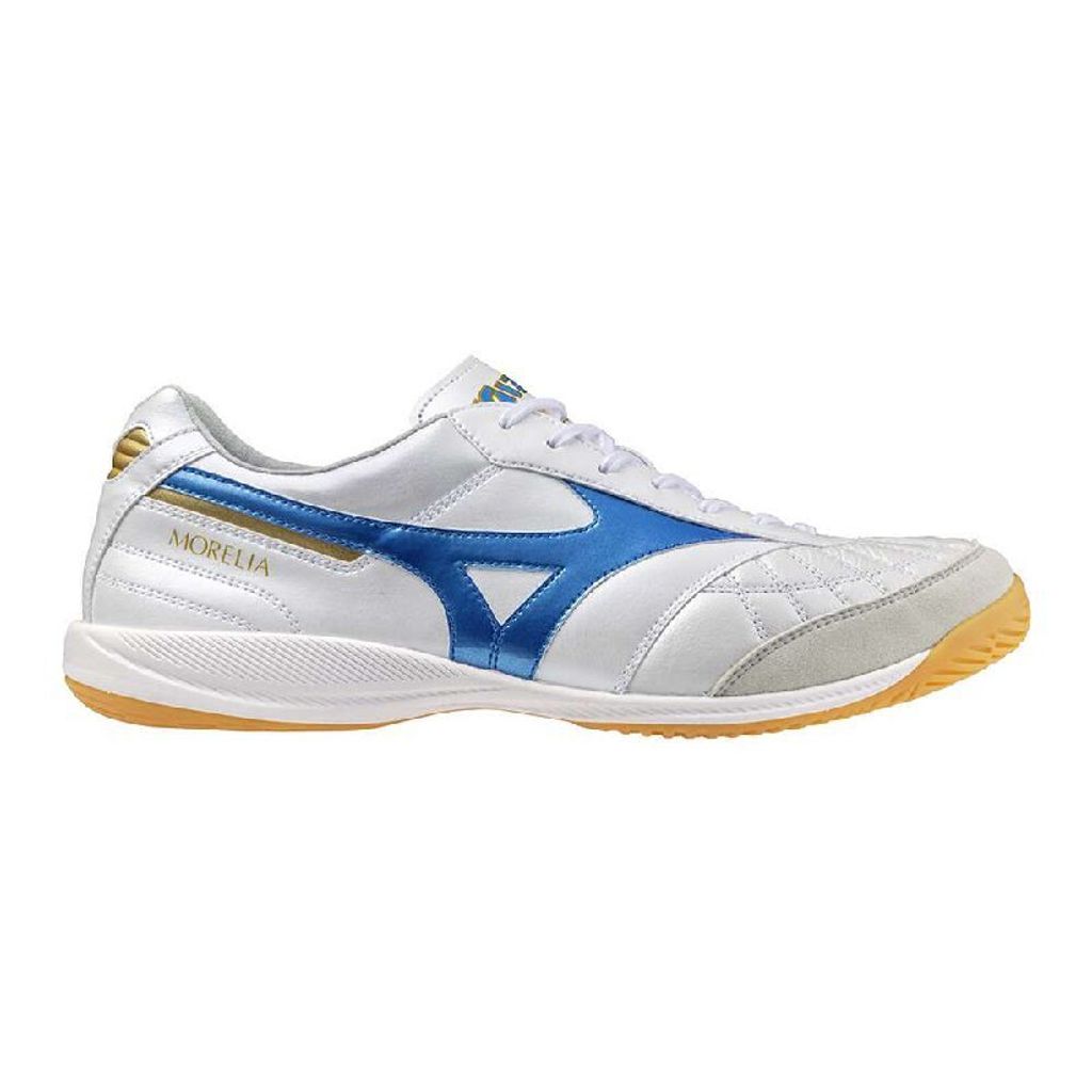 Mizuno MORELIA SALA JAPAN IN ホワイト/ブルー Mizuno Morelia SALA JAPAN IN White/Blue Original – efsworldwide