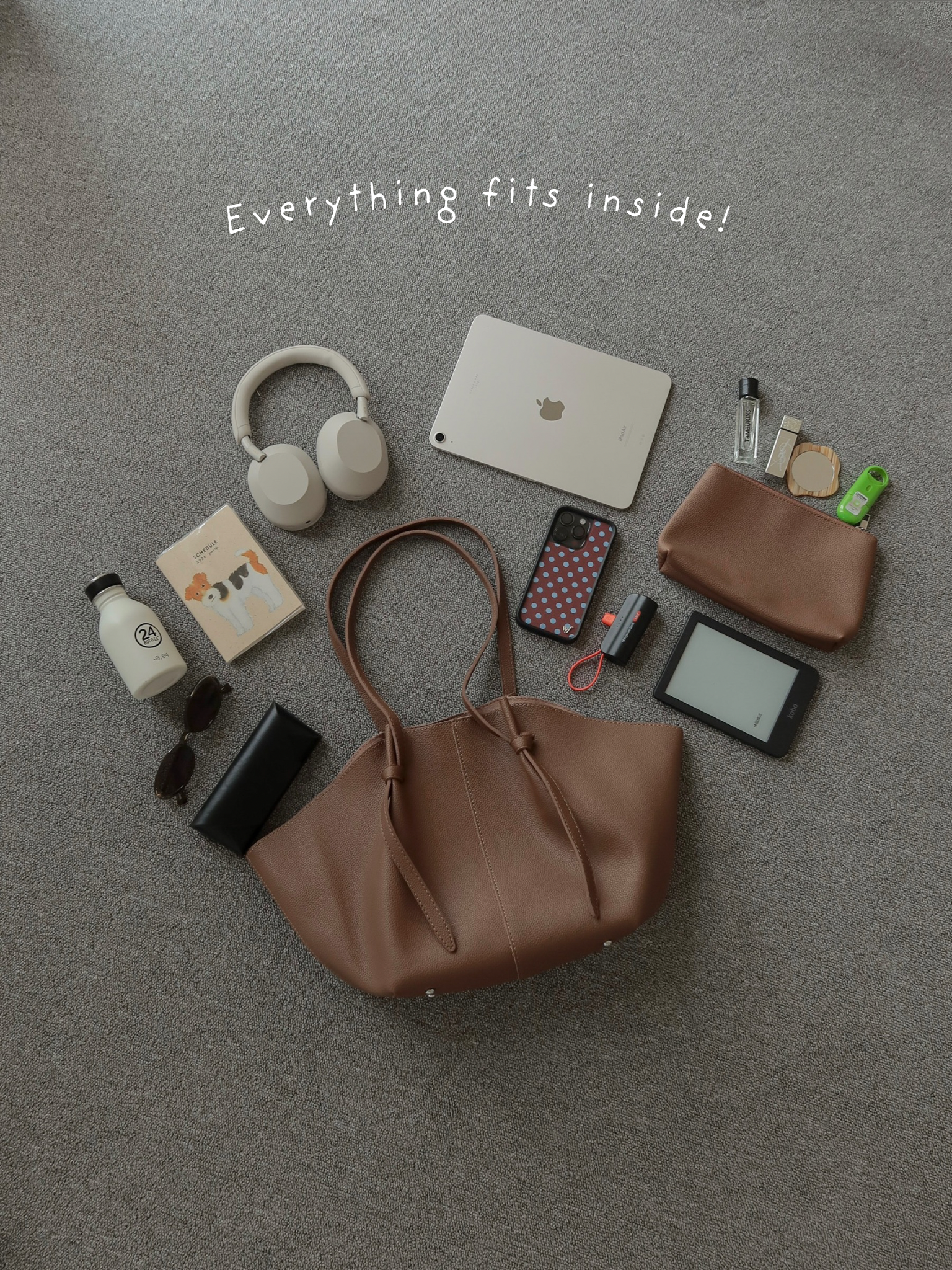 Everything fits inside!