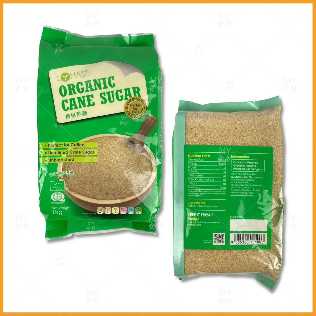 Lyhas organic cane sugar