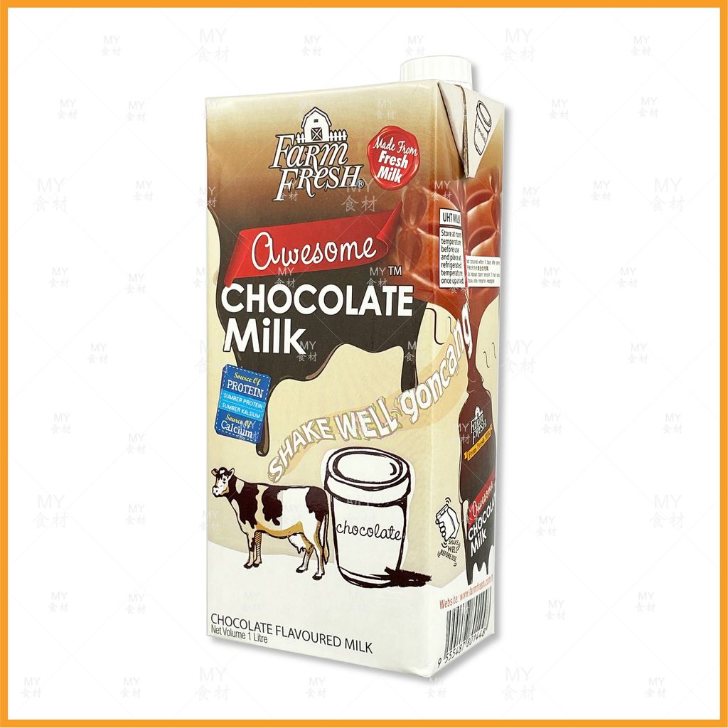 Farm fresh chocolate milk