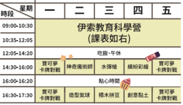 課表