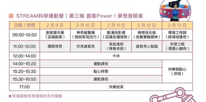 新莊運 - 科學營第三周