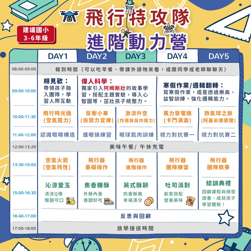 寒假課表_飛行特攻隊 烘焙