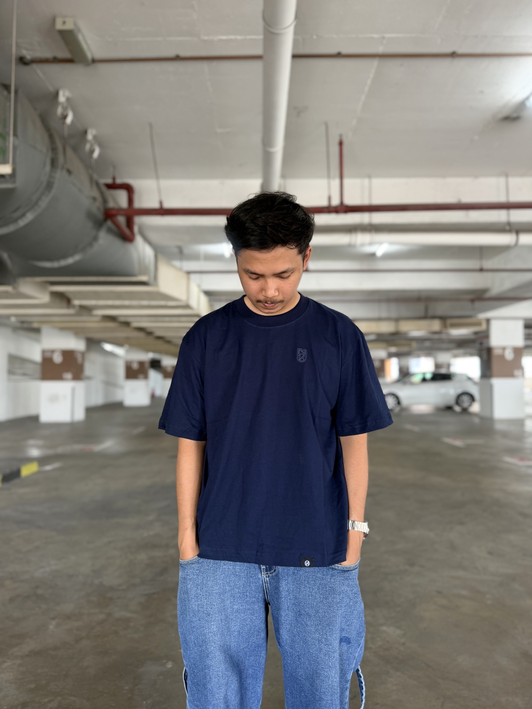 BASIC TEE LIGHTWEIGHT NAVY BLUE 1