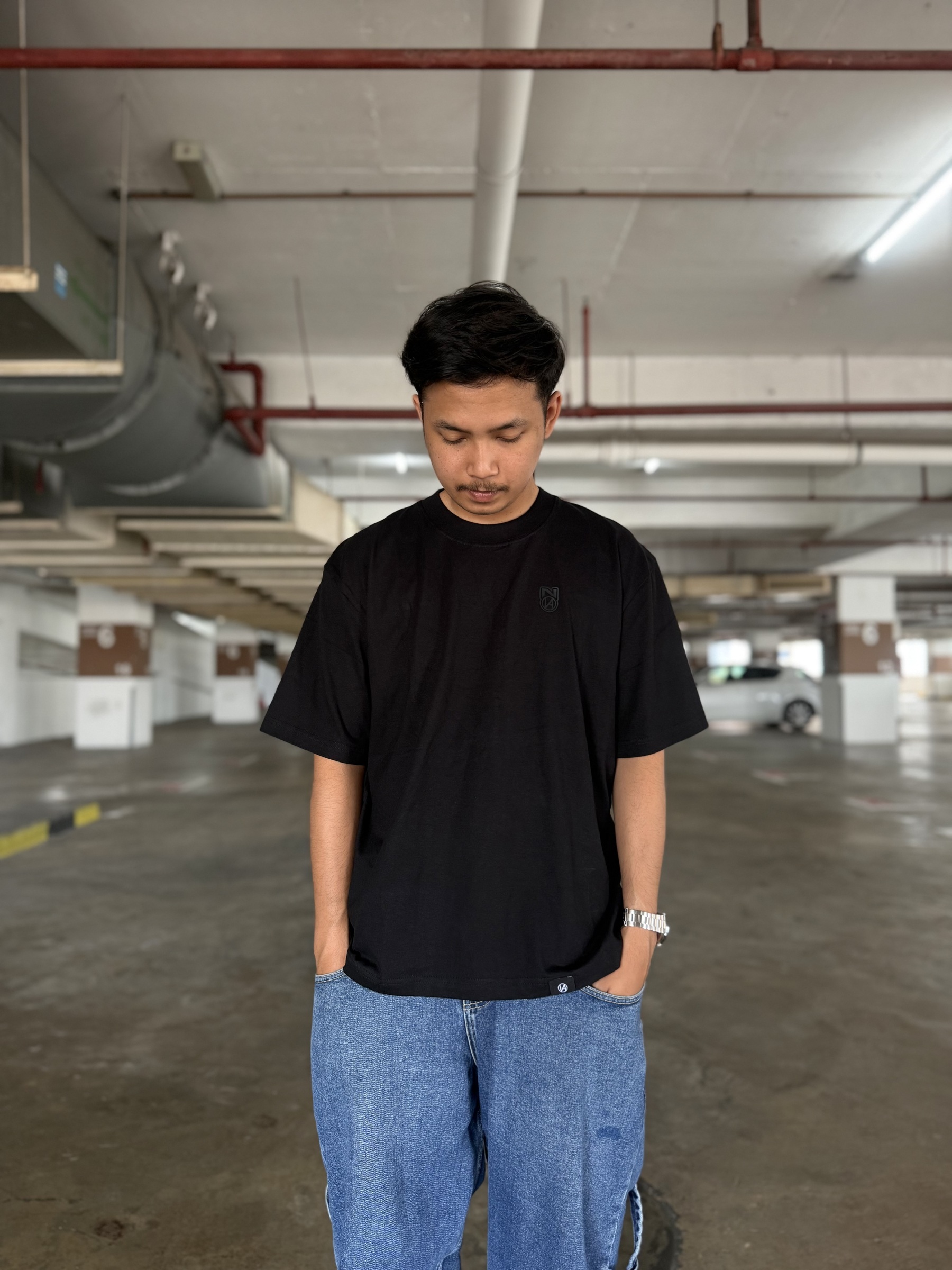 BASIC TEE LIGHTWEIGHT BLACK 1