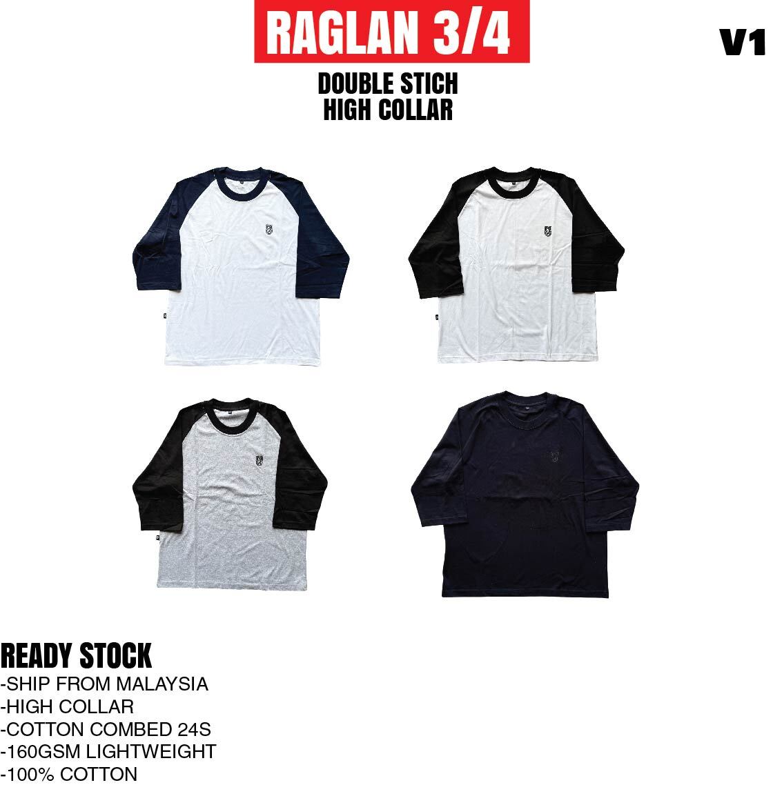 POSTER V1 RAGLAN 34 160GSM