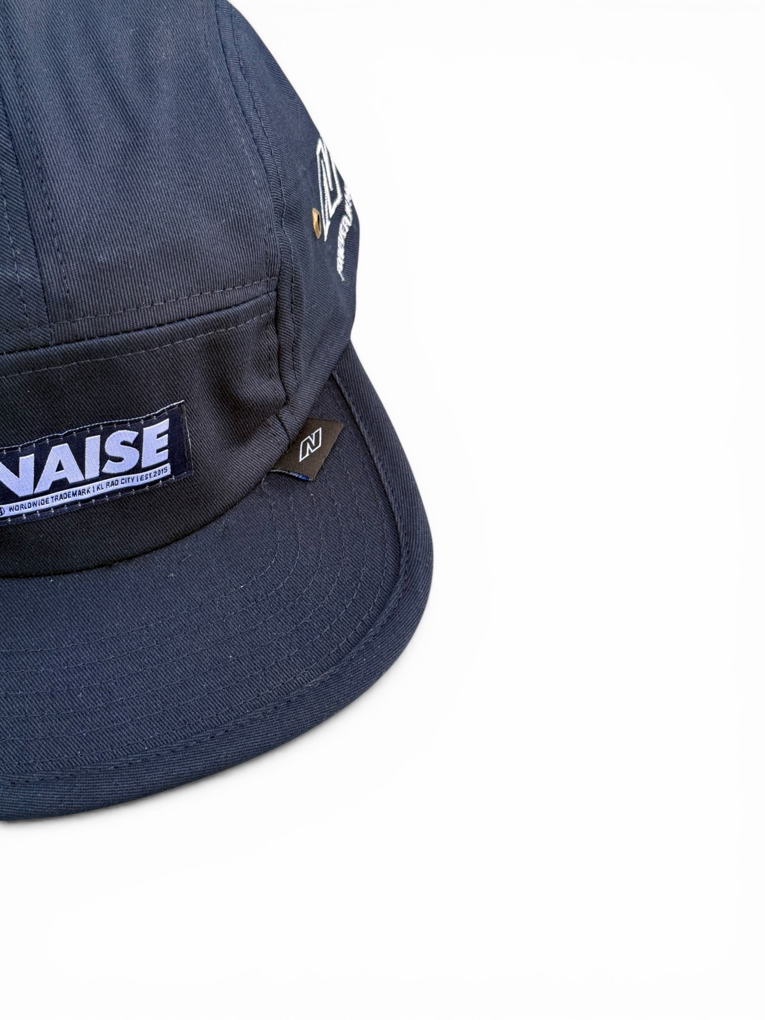 N LOGO 5 PANEL CAMP CAP NAVY BLUE 2