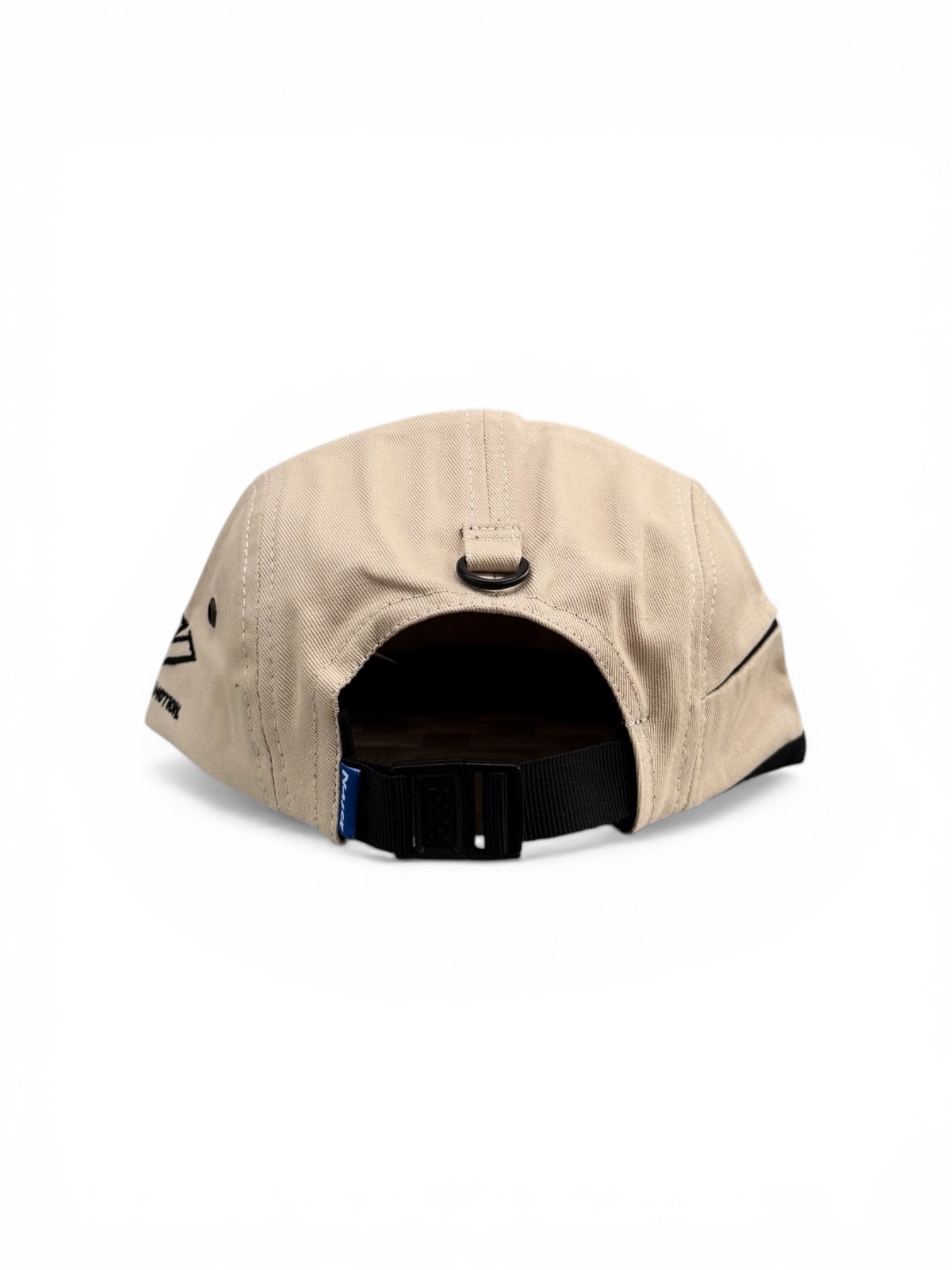 N LOGO 5 PANEL CAMP CAP CREAM BLACK 4