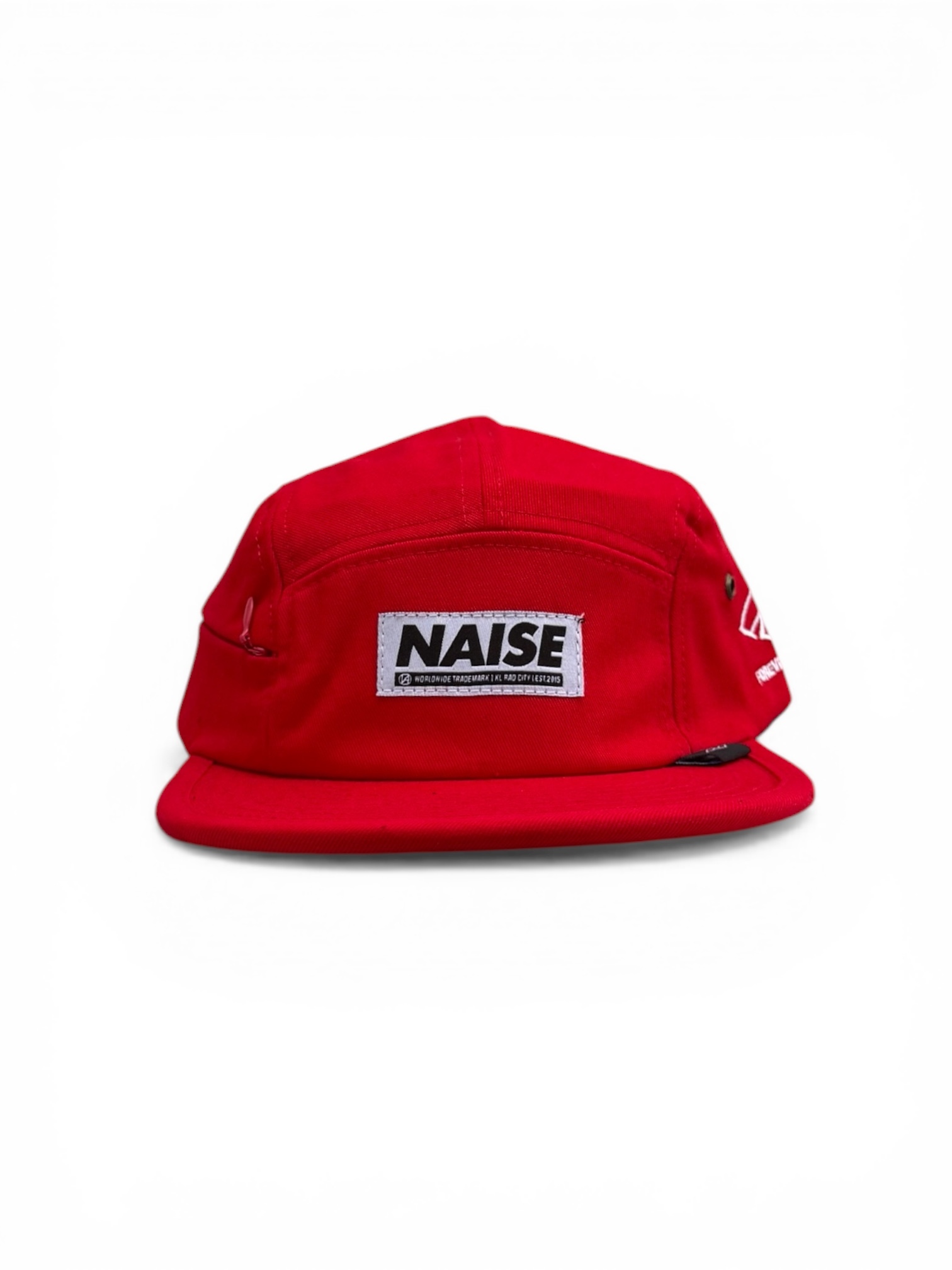 N LOGO 5 PANEL CAMP CAP RED 1