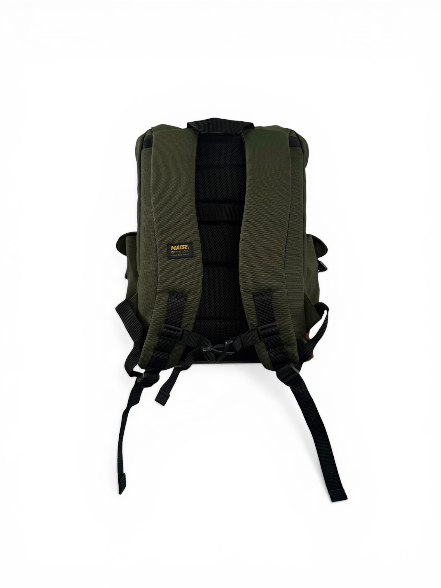 CLIQUE BACKPACK ARMY GREEN WITH SUEDE 5