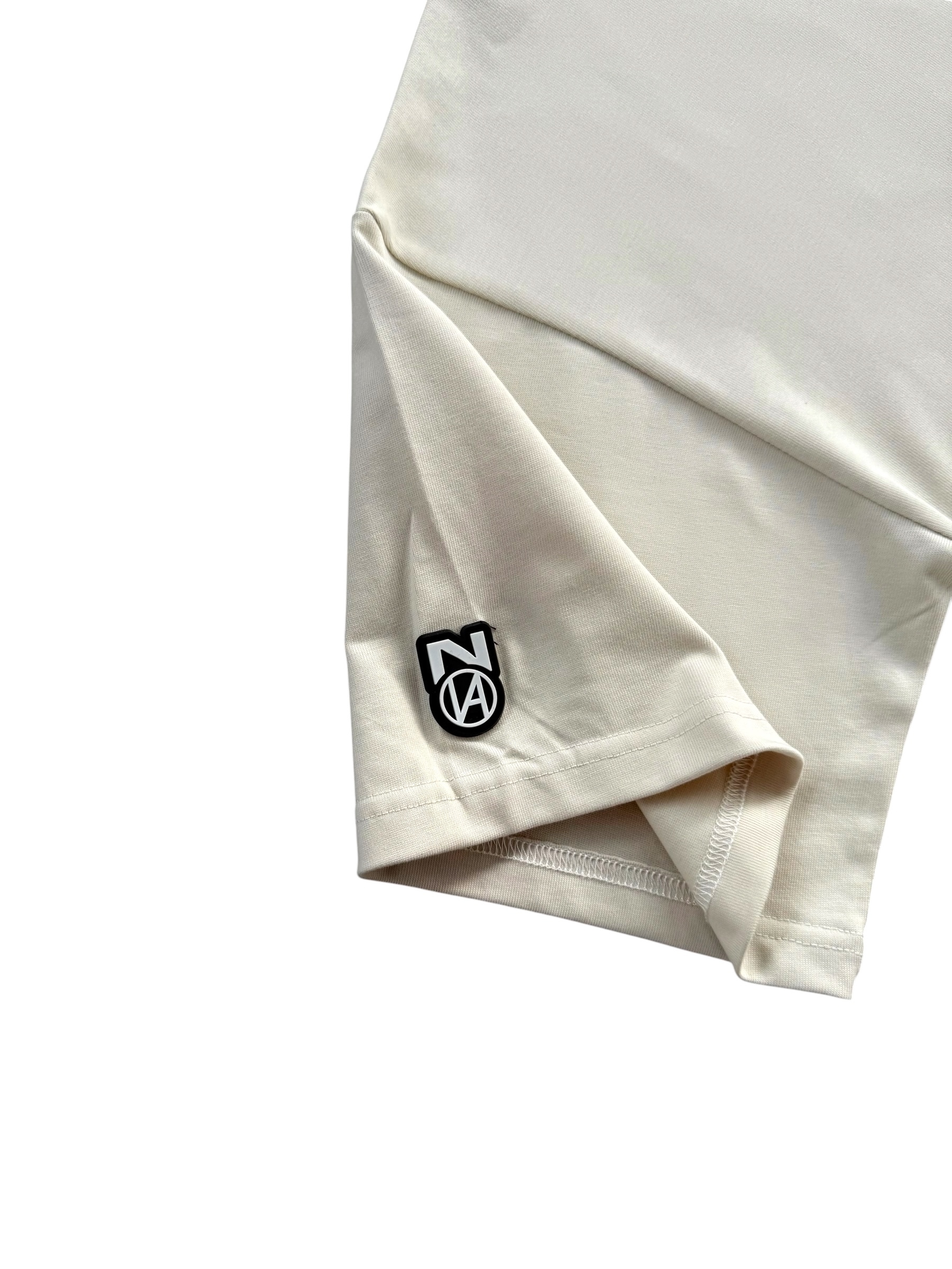 N LOGO OVERSIZED TEE CREAM BLACK 3