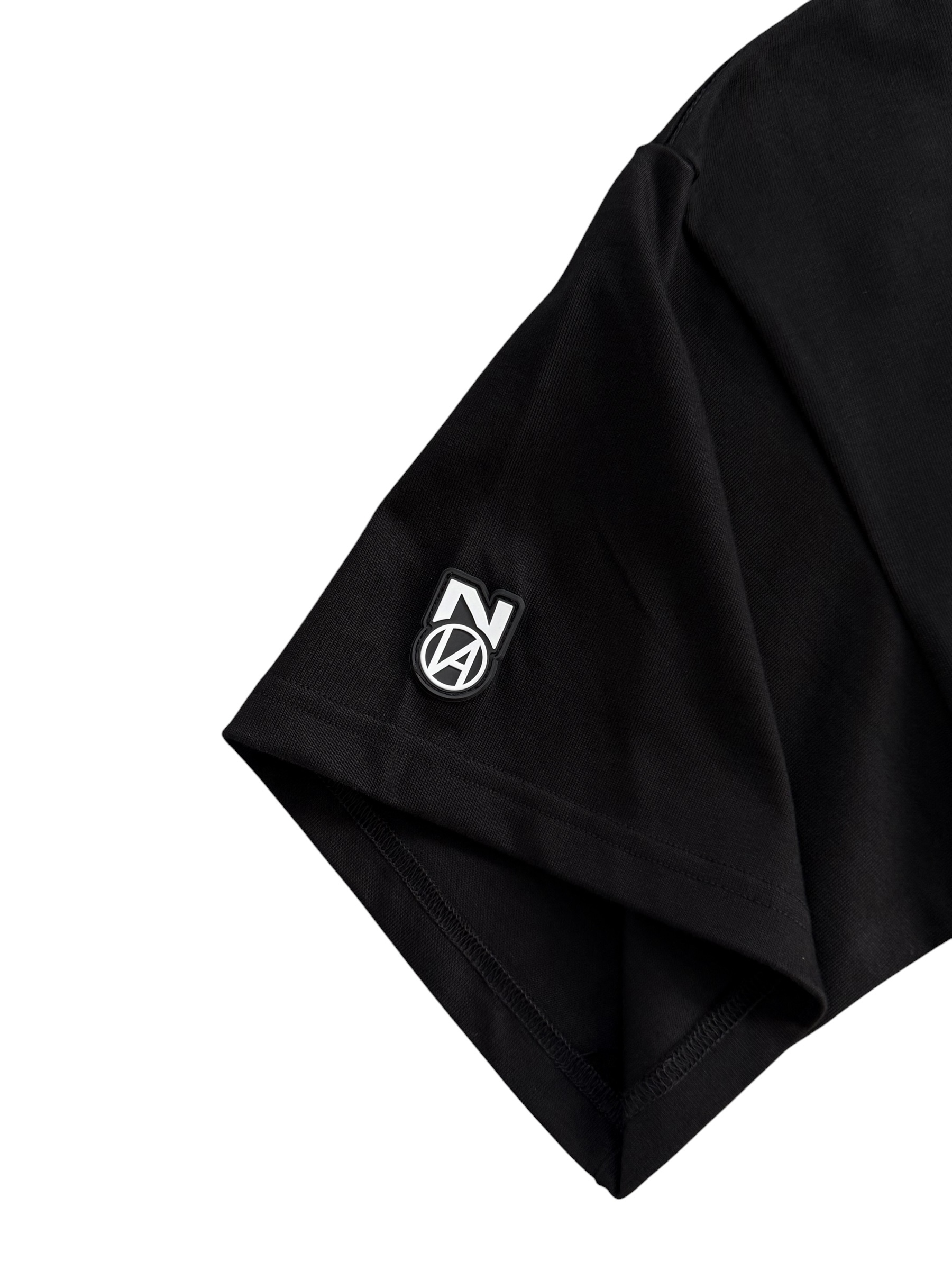 N LOGO BOXY TEE BLACK & PINK  3