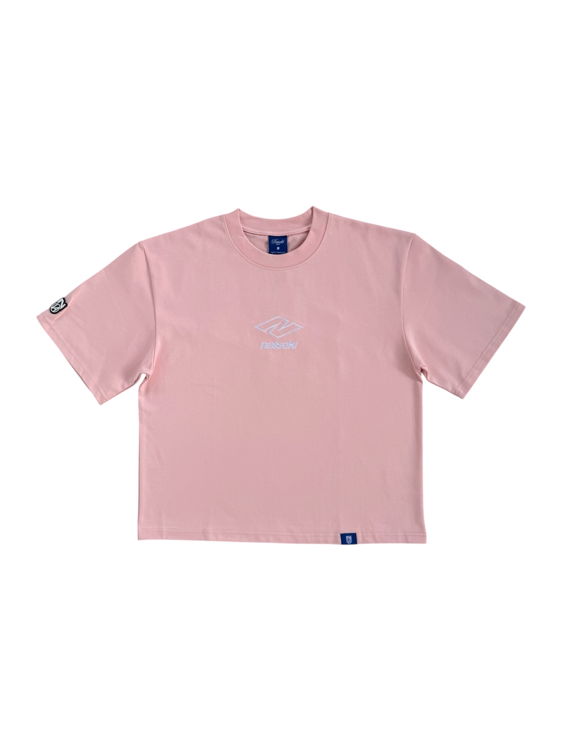 N LOGO BOXY TEE LIGHT PINK 1