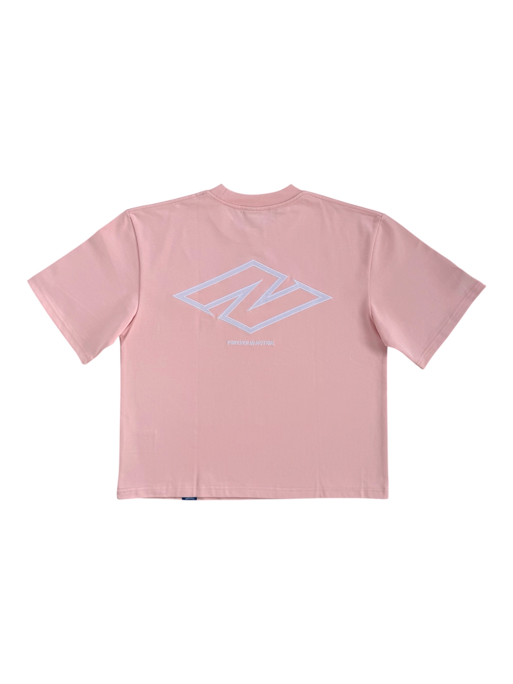 N LOGO BOXY TEE LIGHT PINK 2