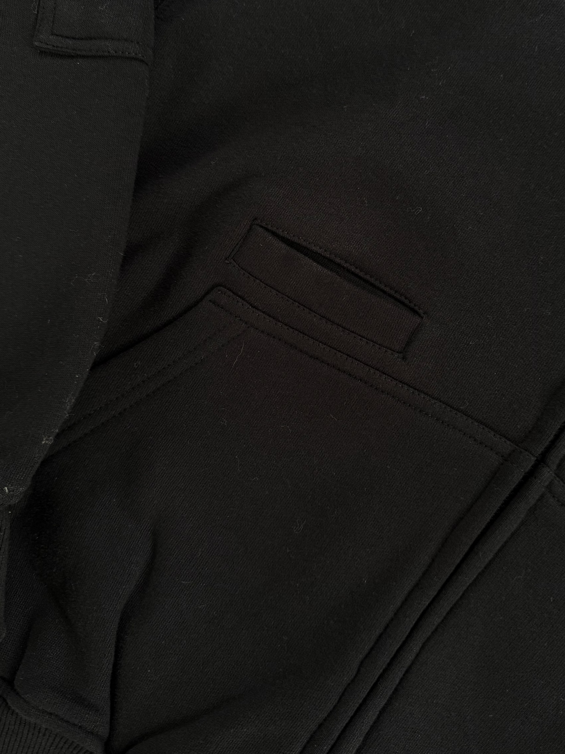 N LOGO BALACLAVA BOXY HOODIE BLACK 3