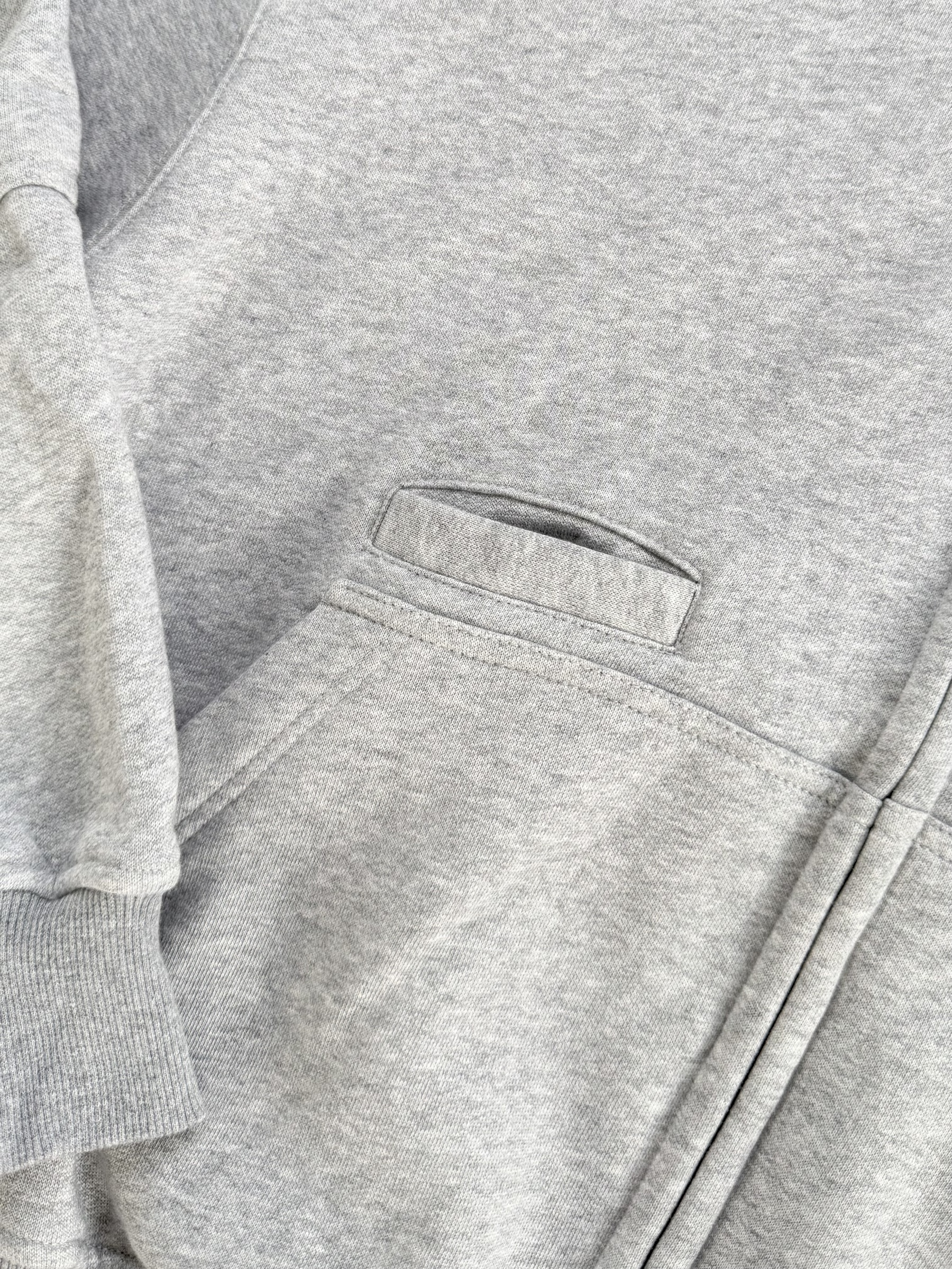 N LOGO BALACLAVA BOXY HOODIE MISTY GREY 3