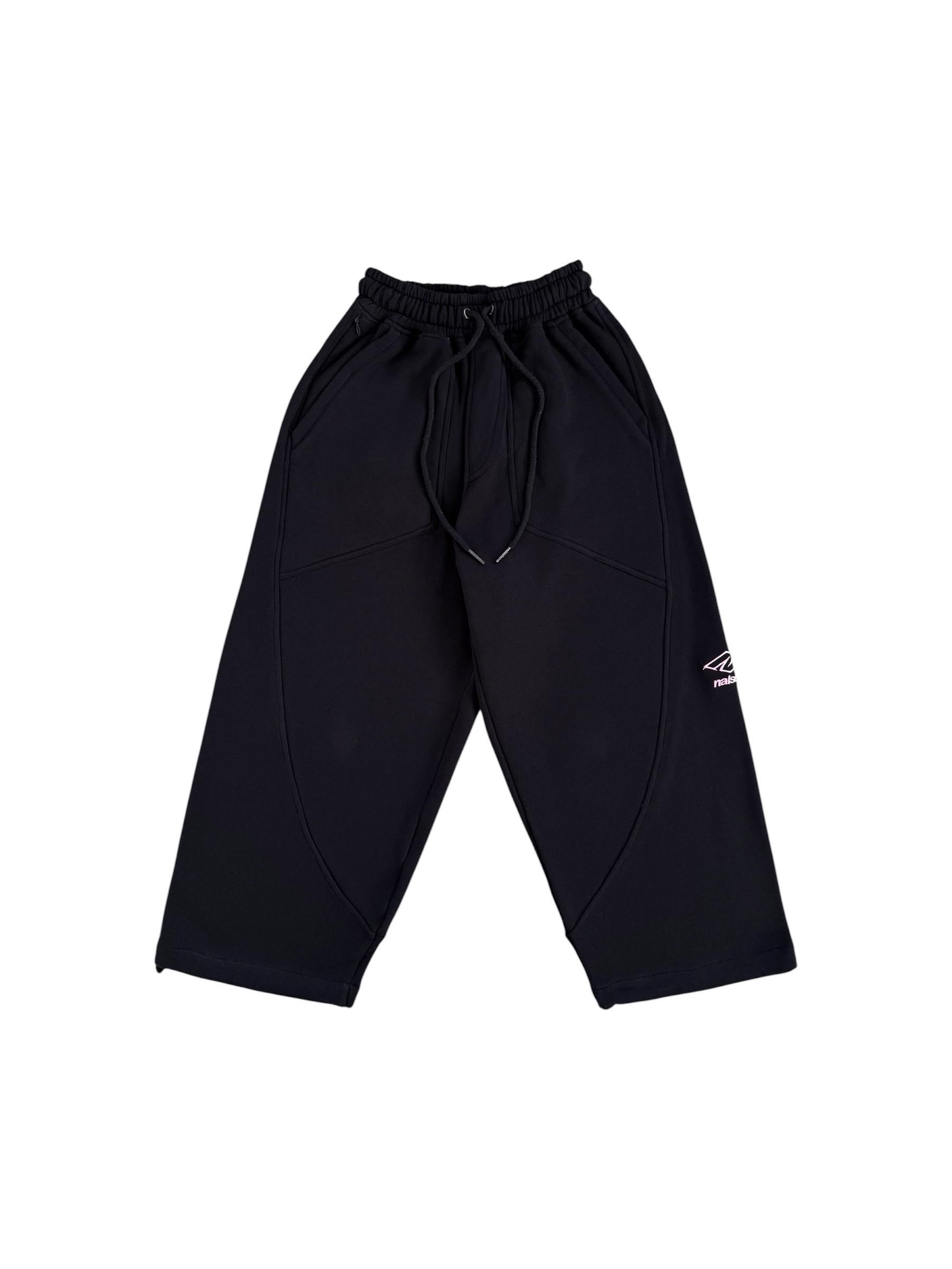 N LOGO BAGGY WIDE SWEATPANT  BLACK 1