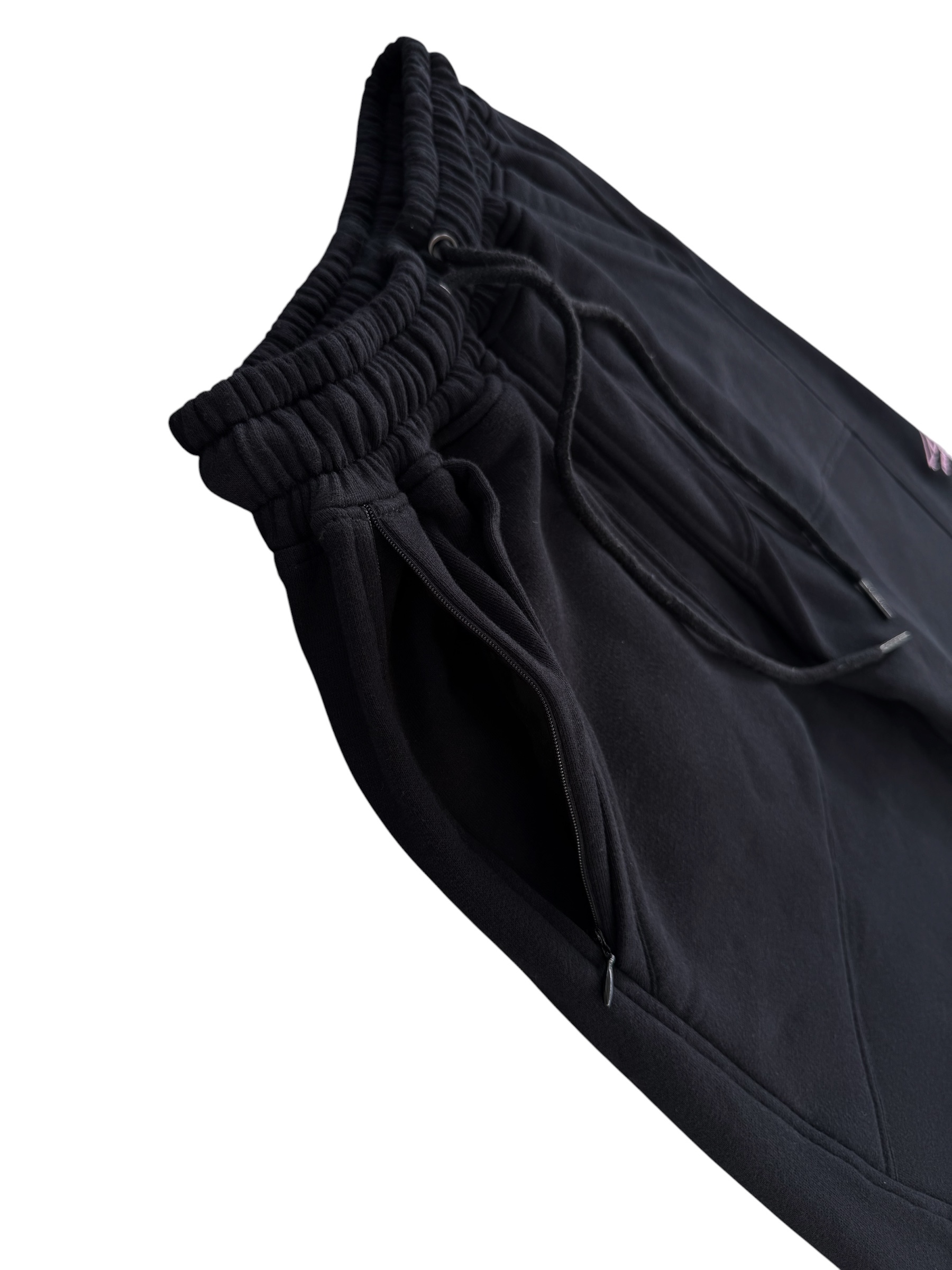N LOGO BAGGY WIDE SWEATPANT  BLACK 2