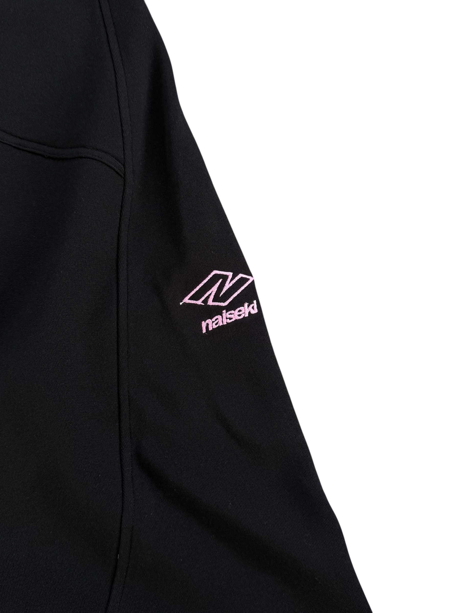 N LOGO BAGGY WIDE SWEATPANT  BLACK 4