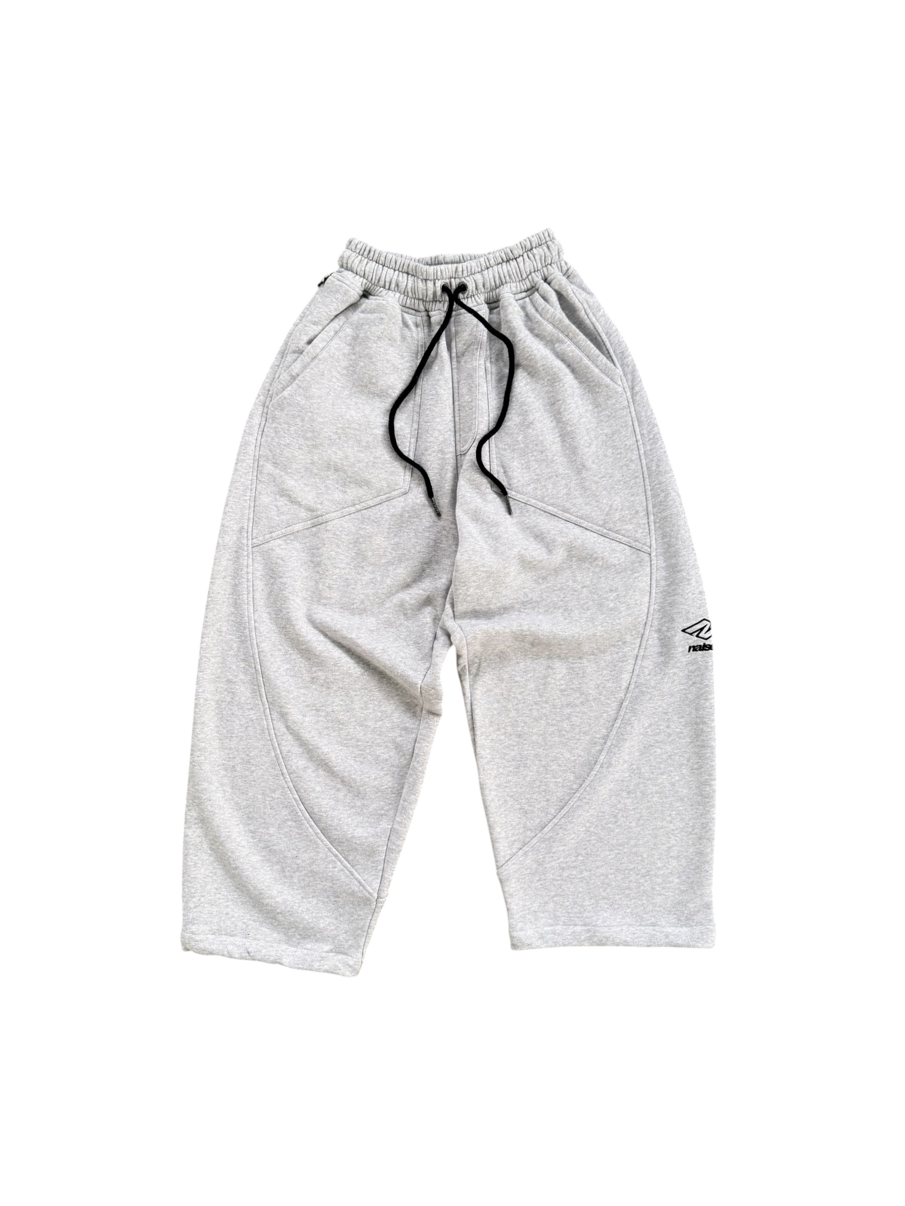 N LOGO BAGGY WIDE SWEATPANT MISTY GREY 1