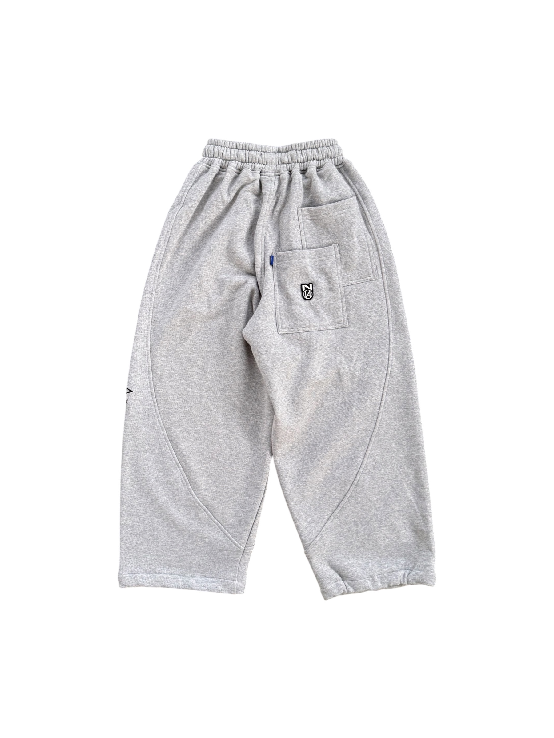 N LOGO BAGGY WIDE SWEATPANT MISTY GREY 5