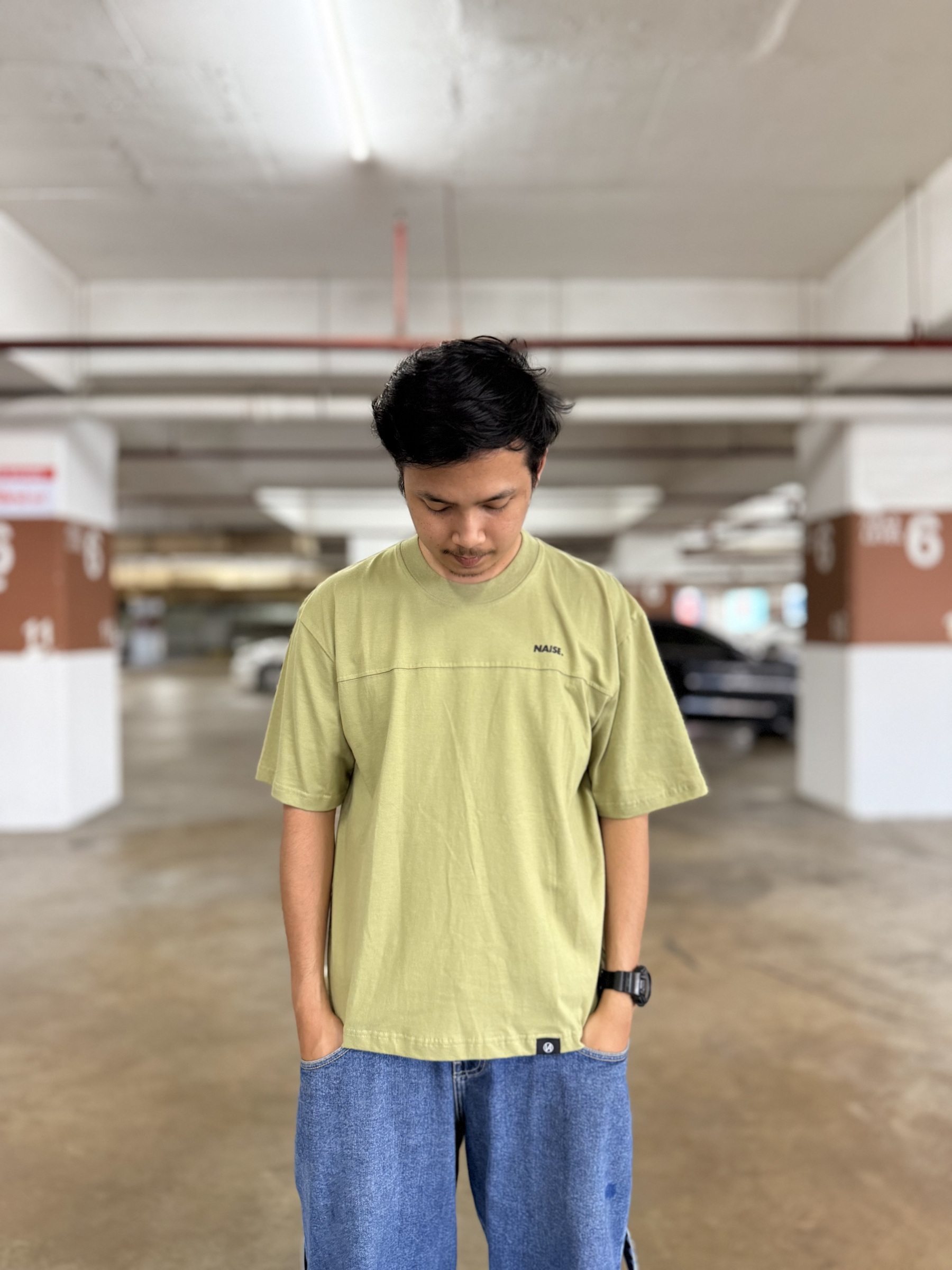 BASIC BOXY V2 OLIVE GREEN 1