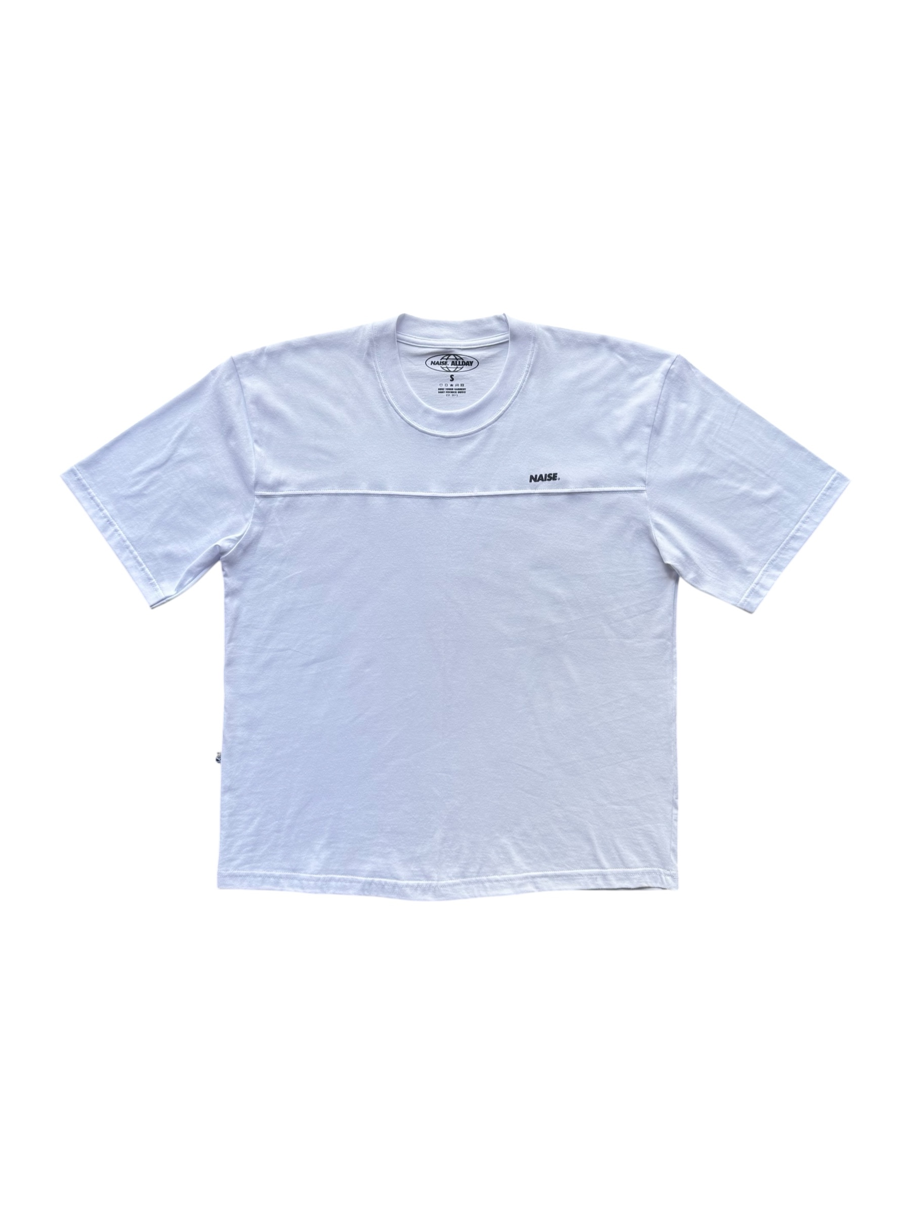 WHITE BASIC BOXY TSHIRT 1