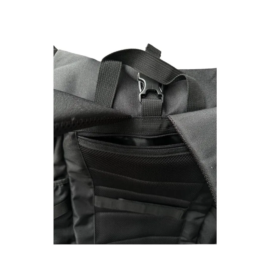 BAGPACK ROLLTOP BLACK 14