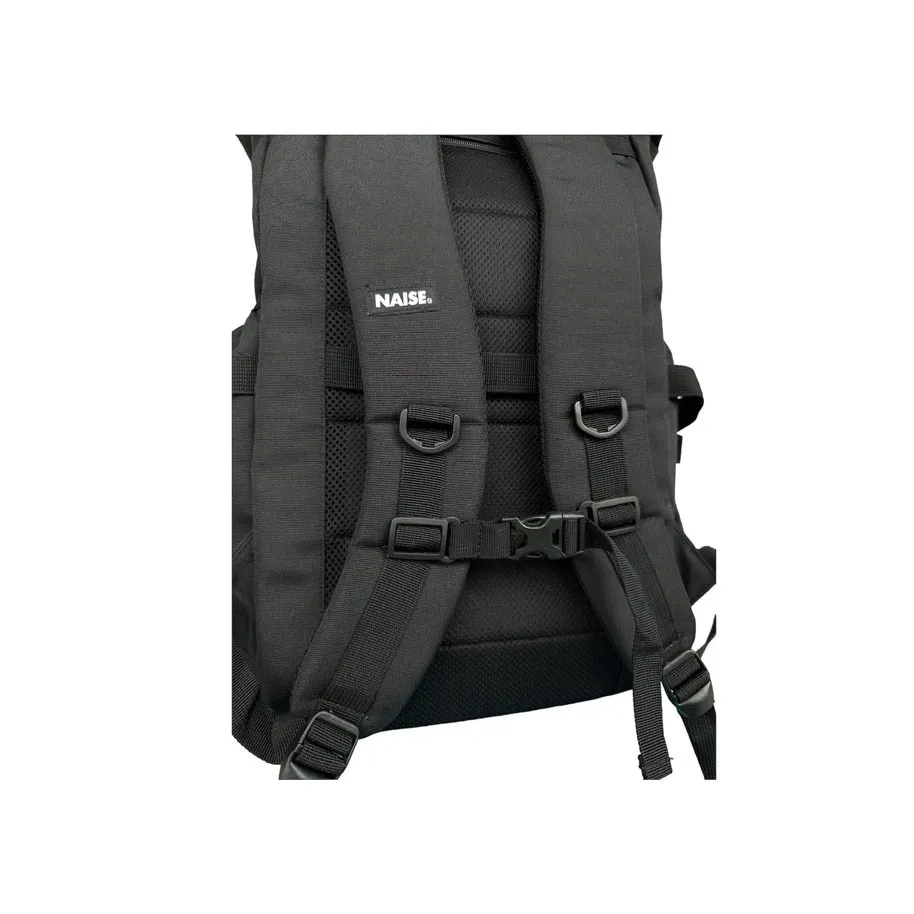 BAGPACK ROLLTOP BLACK 6