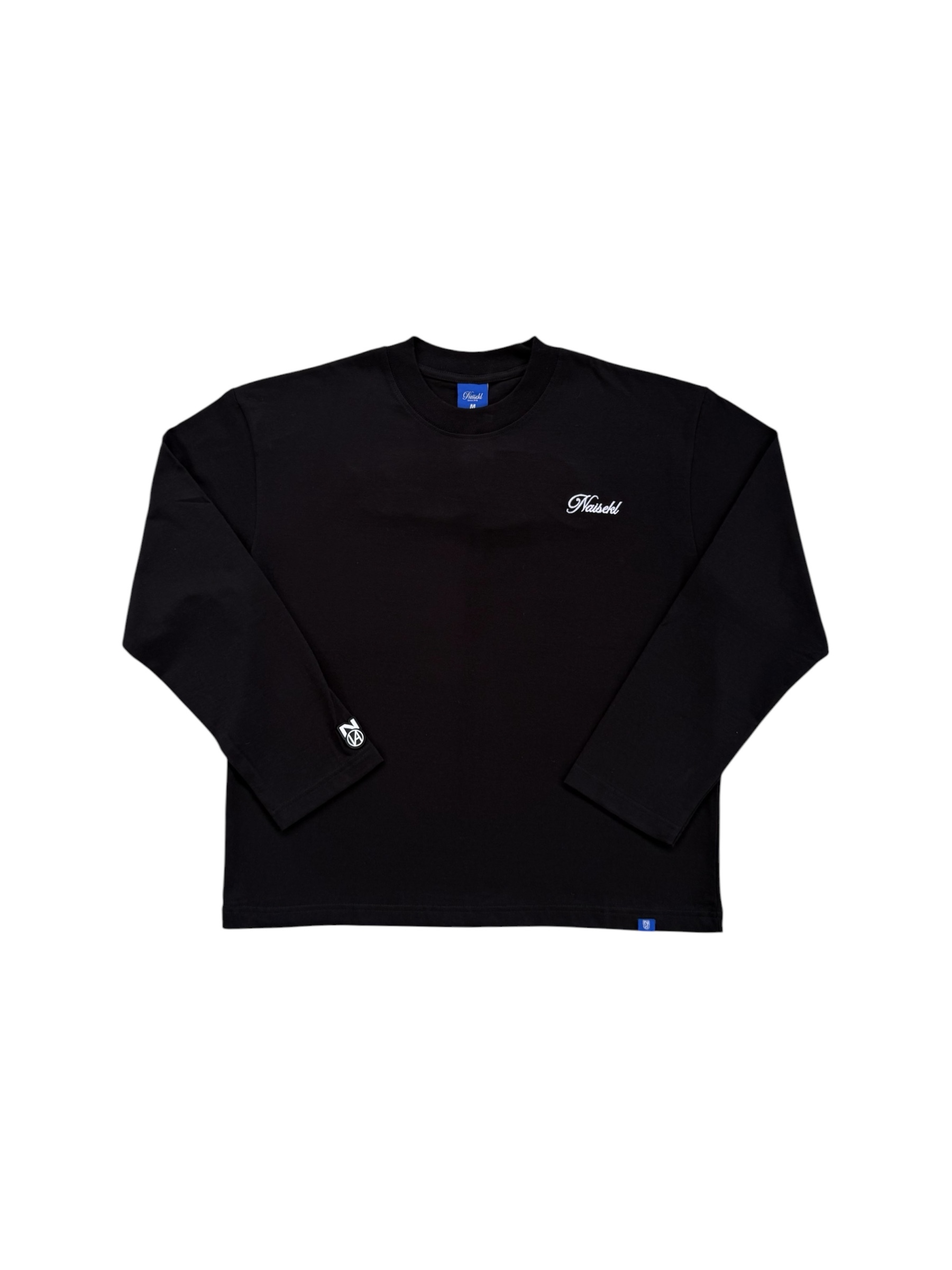 NAISEKL SCRIPT TSHIRT LONGSLEEVE BLACK 1