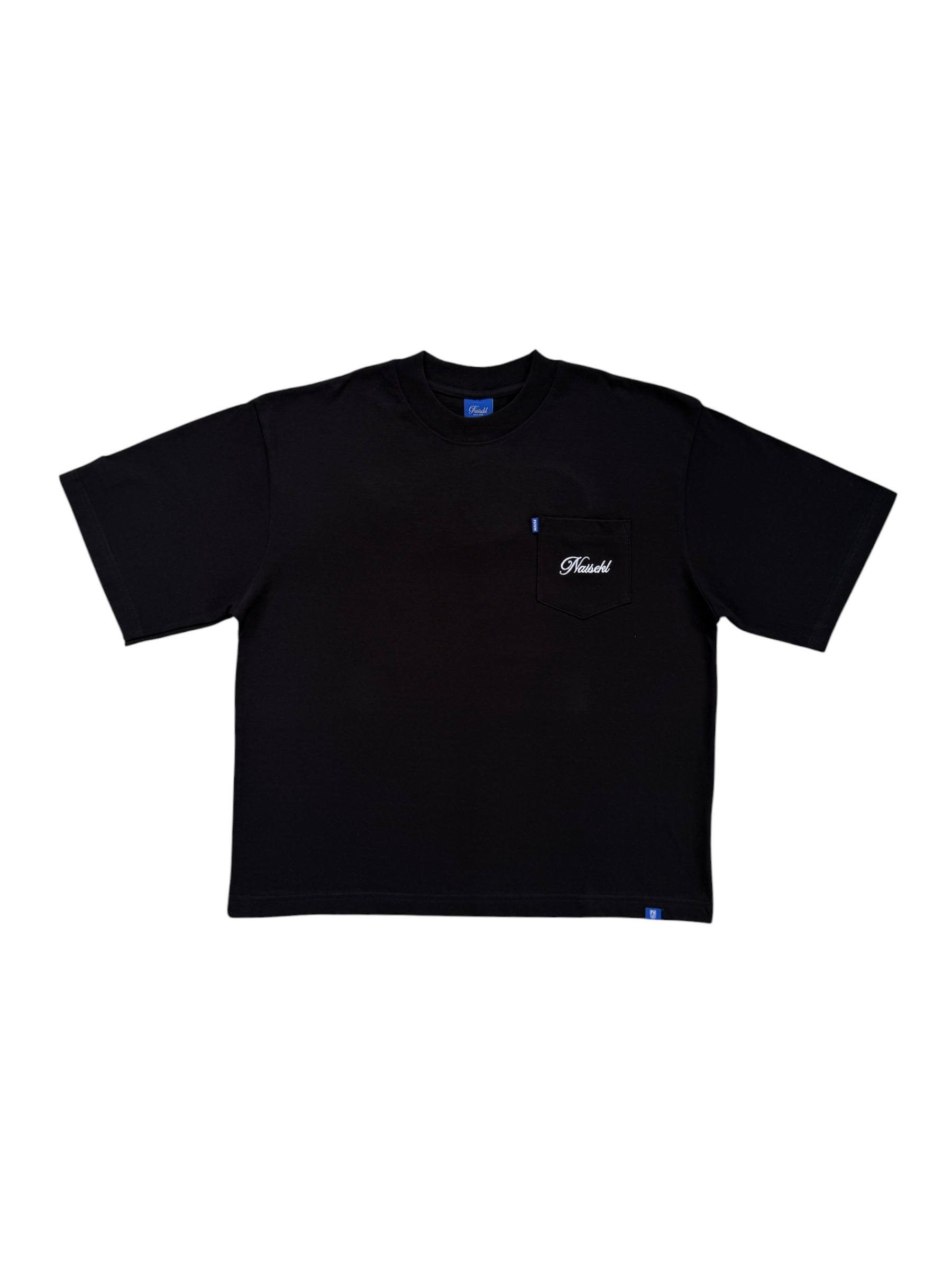 NAISEKL SCRIPT TSHIRT SHORT BLACK 1