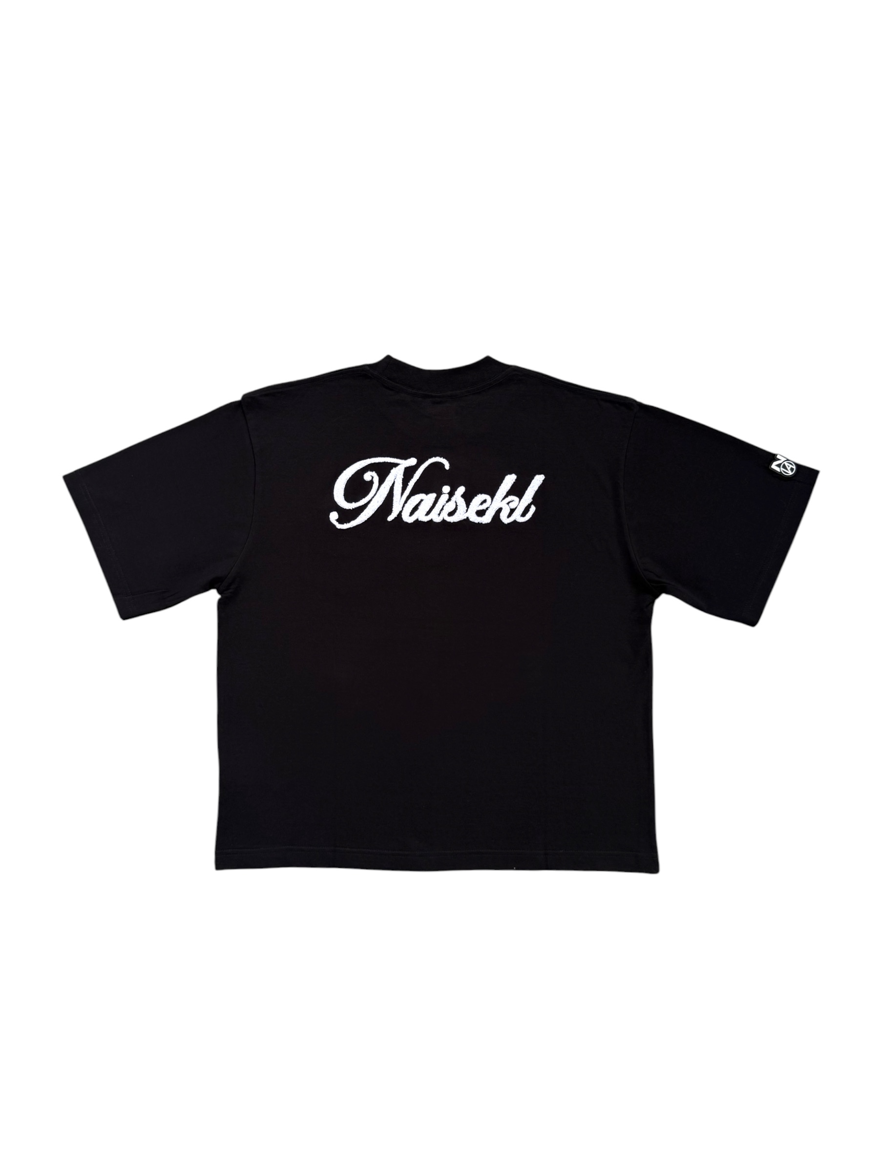 NAISEKL SCRIPT TSHIRT SHORT BLACK 2