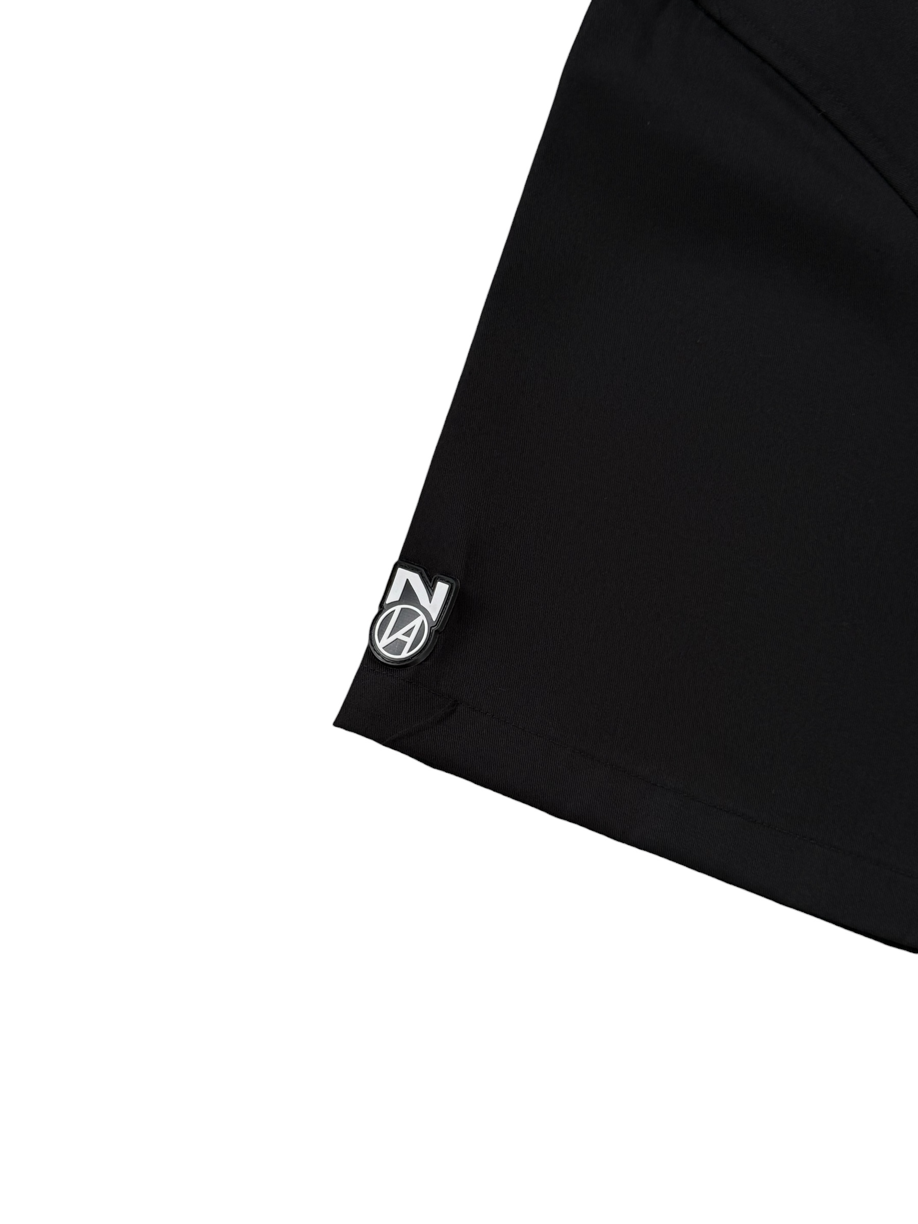 NAISEKL SCRIPT WORKSHIRT BLACK WHITE 2