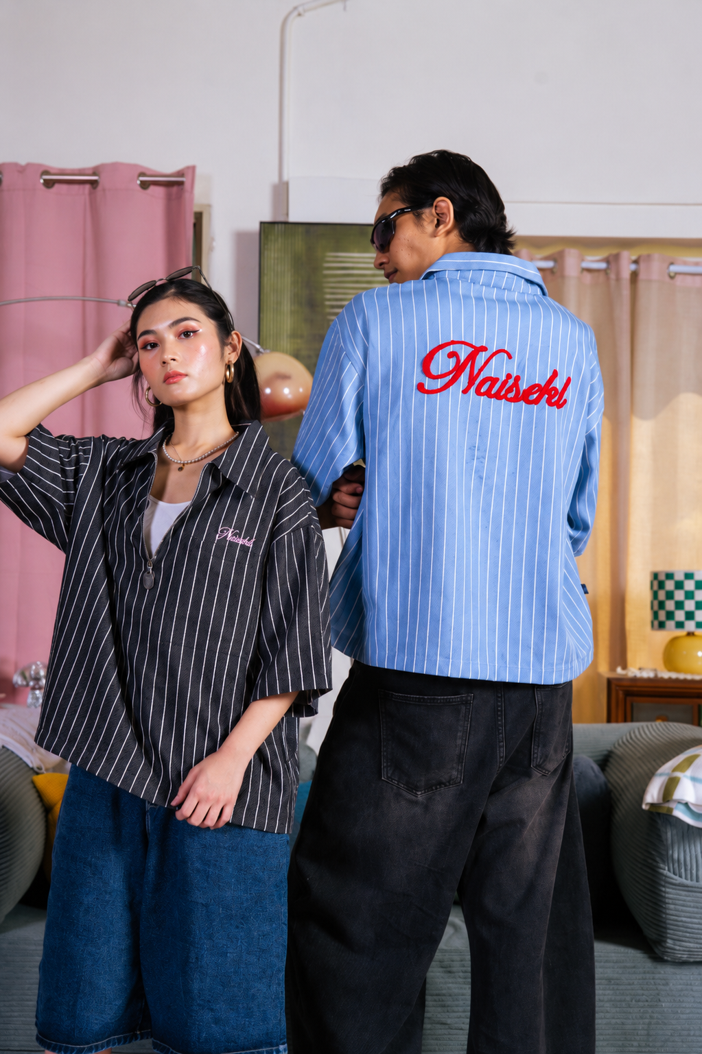 HALF ZIP BLUE RED