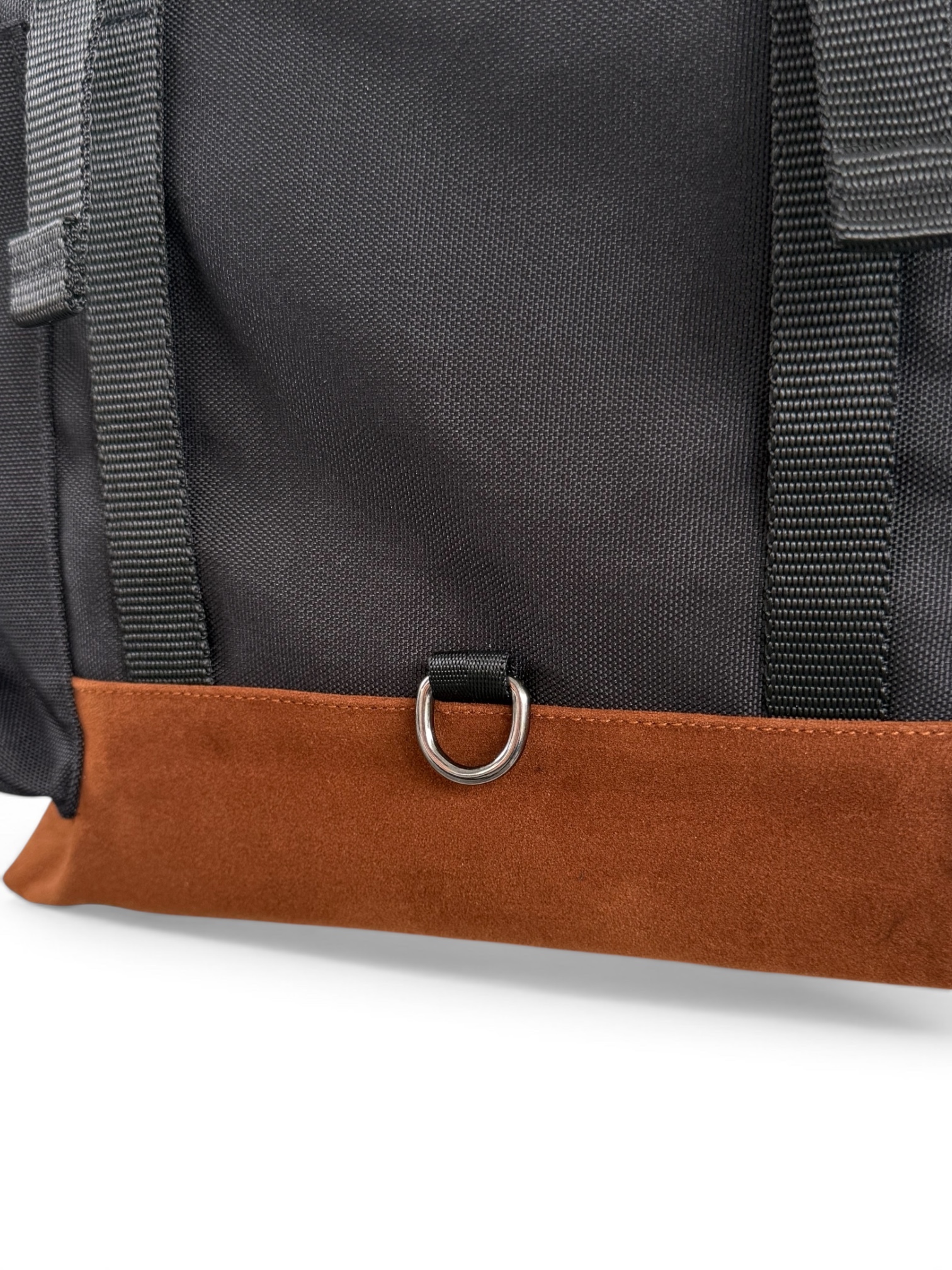 CLIQUE BACKPACK BLACK WITH SUEDE 2