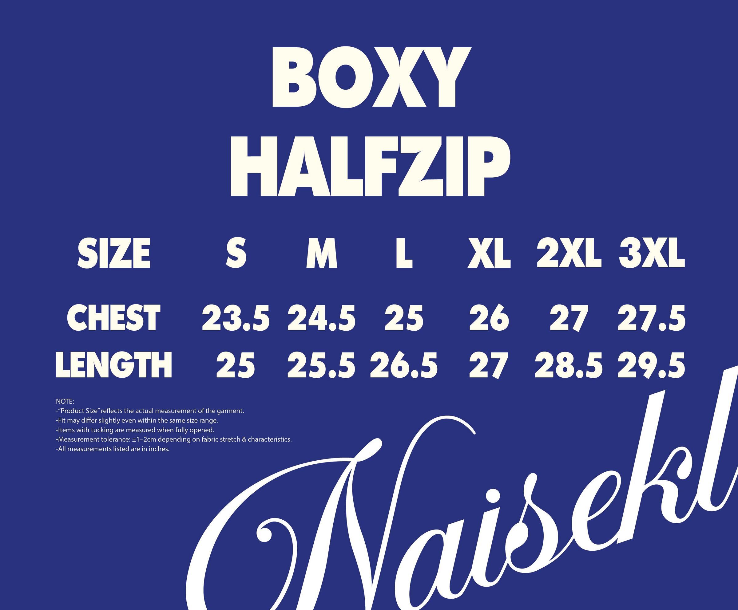 BOXY HALF ZIP 2026