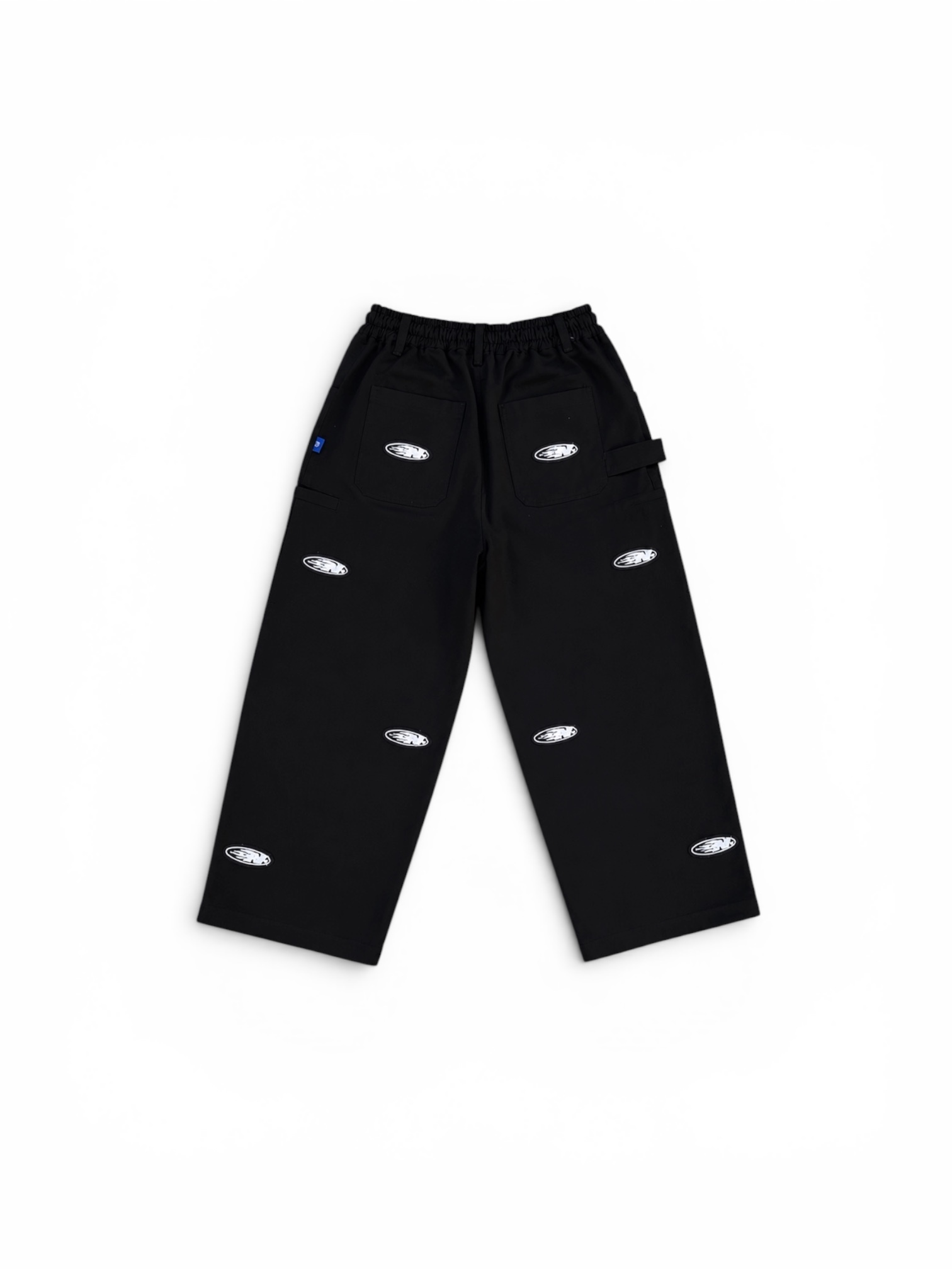 N FLAME BAGGY PANTS BLACK 2