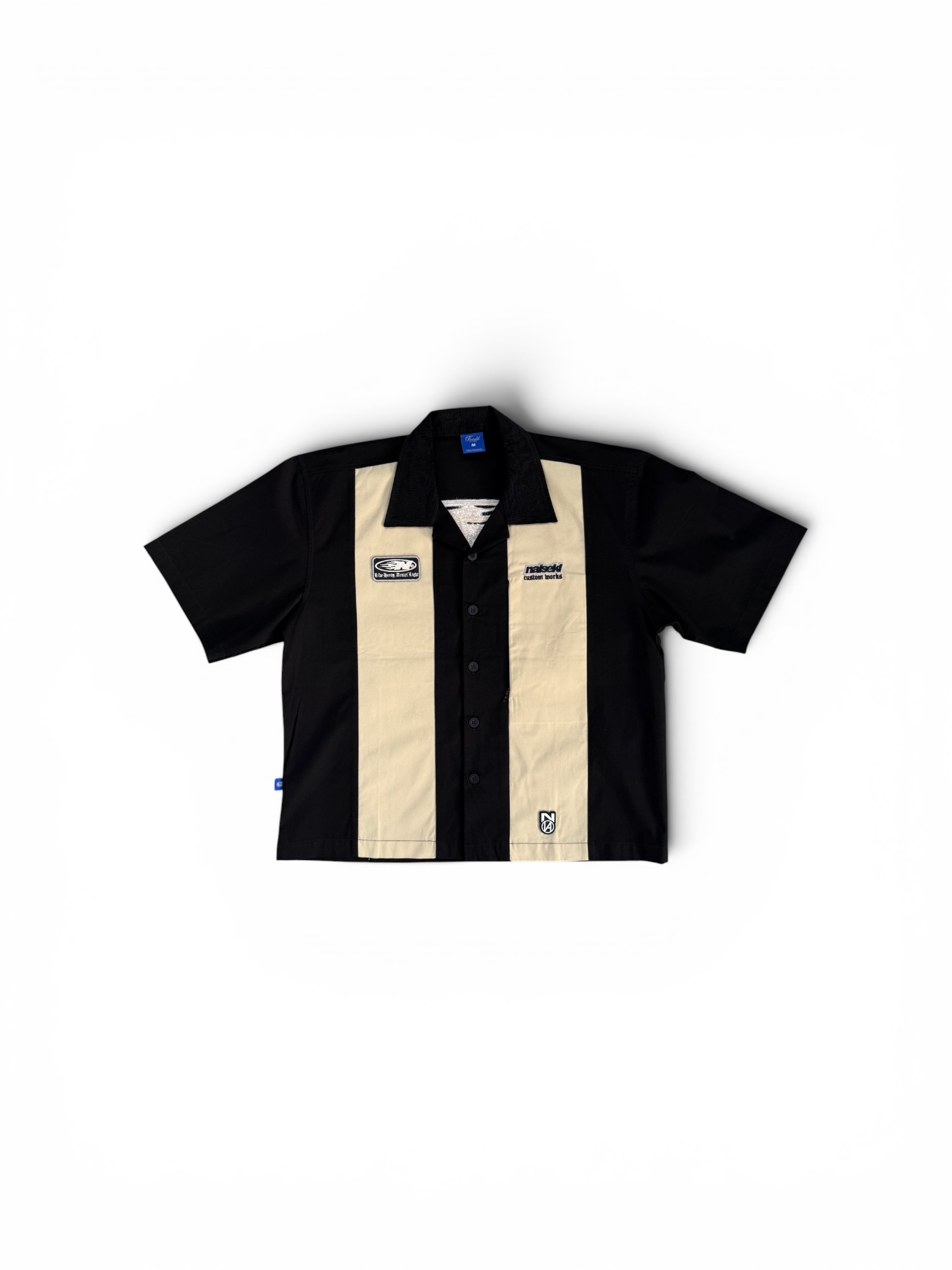 SHIRT BLACK AND CREAM 1