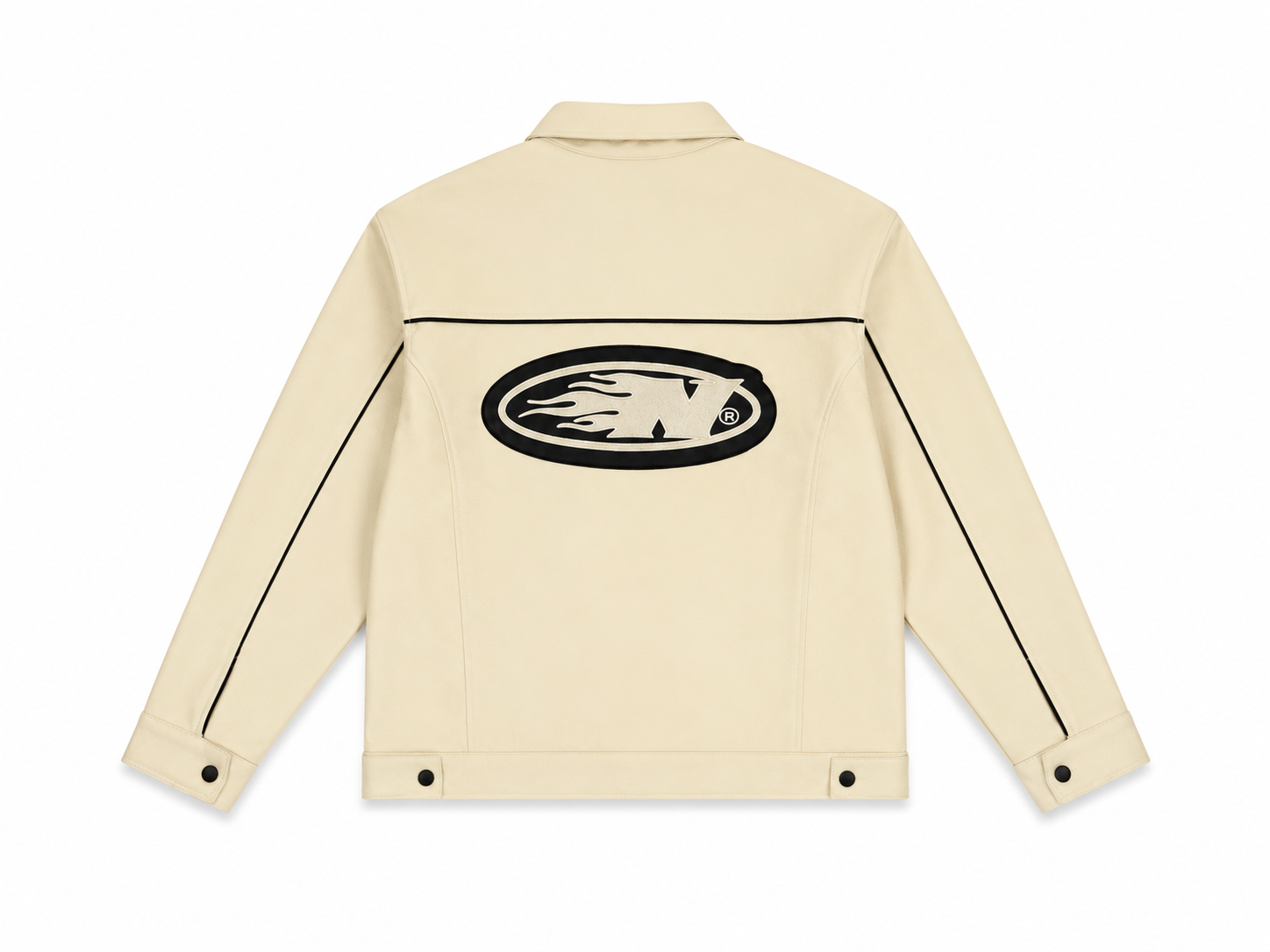 LEATHER JACKET CREAM 2