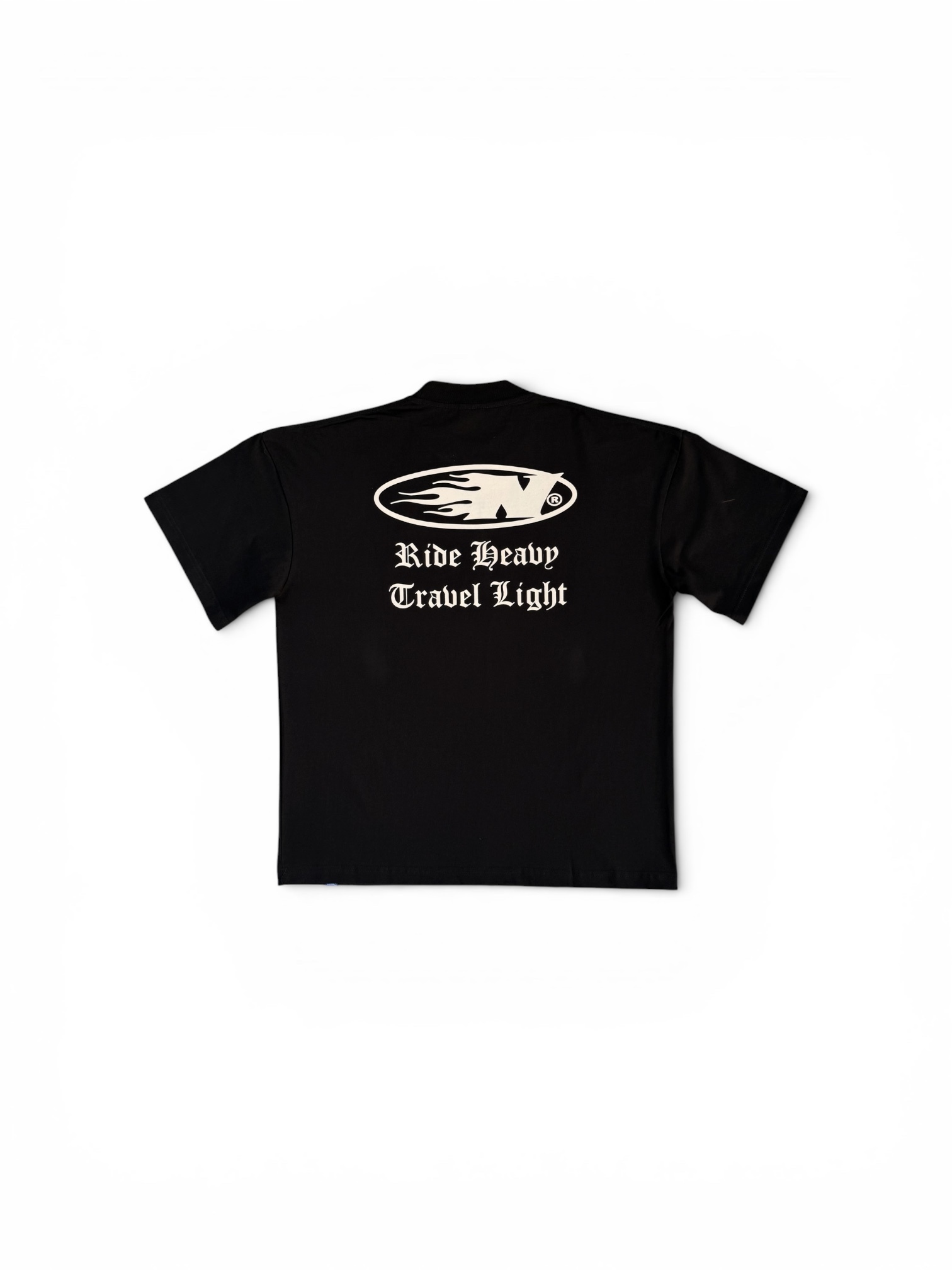 RIED HEAVY OVERSIZED TEE BLACK CREAM 2