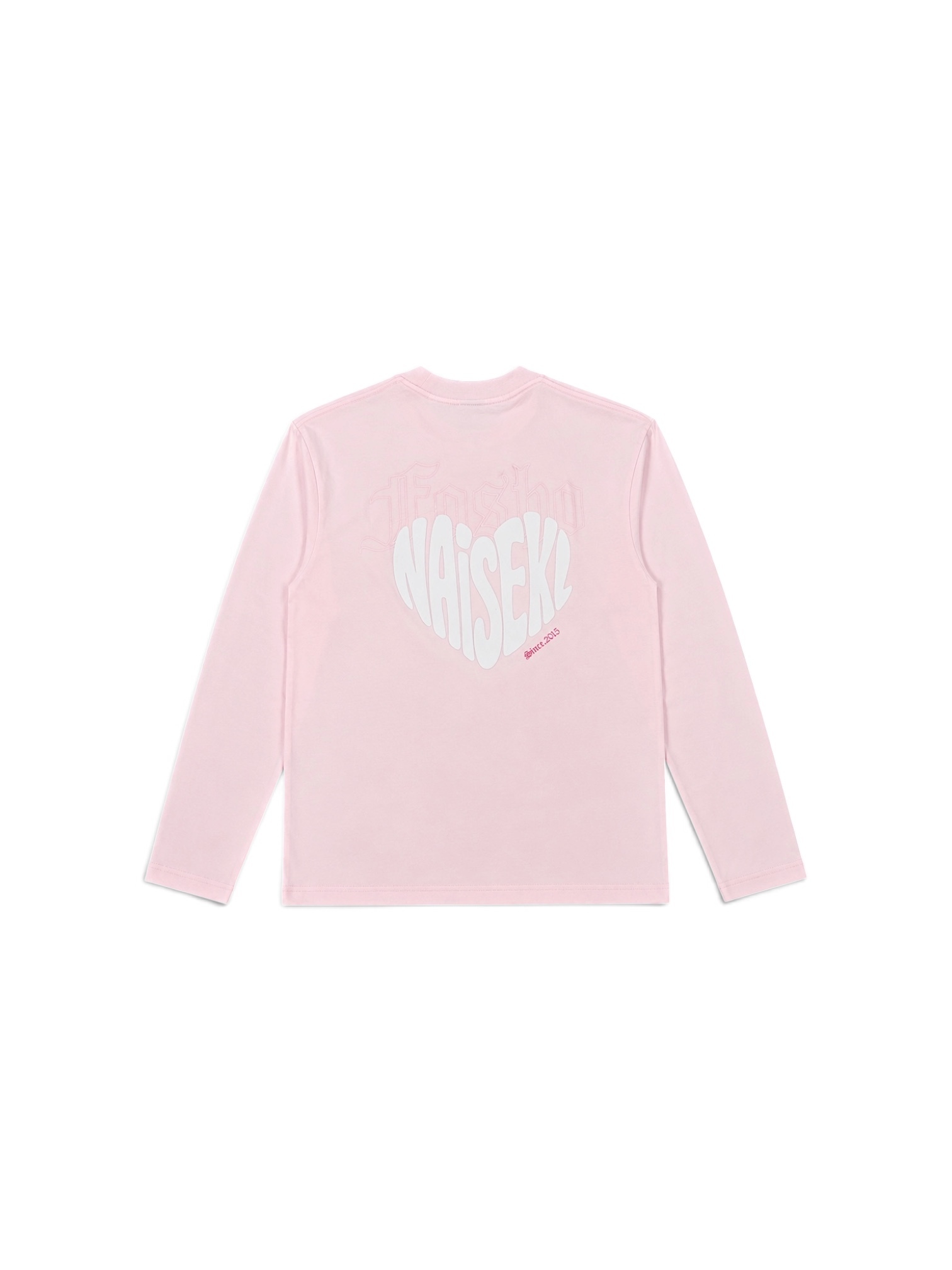 HEART LONGSLEEVE LIGHT PINK 2