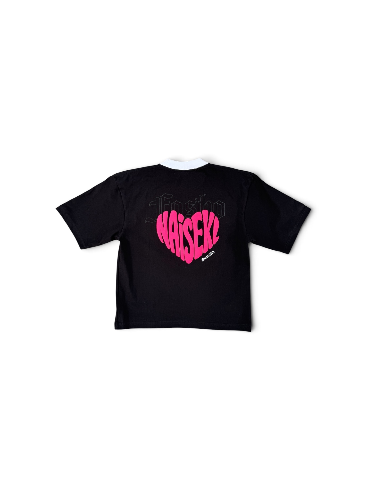 HEART RINGER TEE BLACK WHITE AND PINK 2