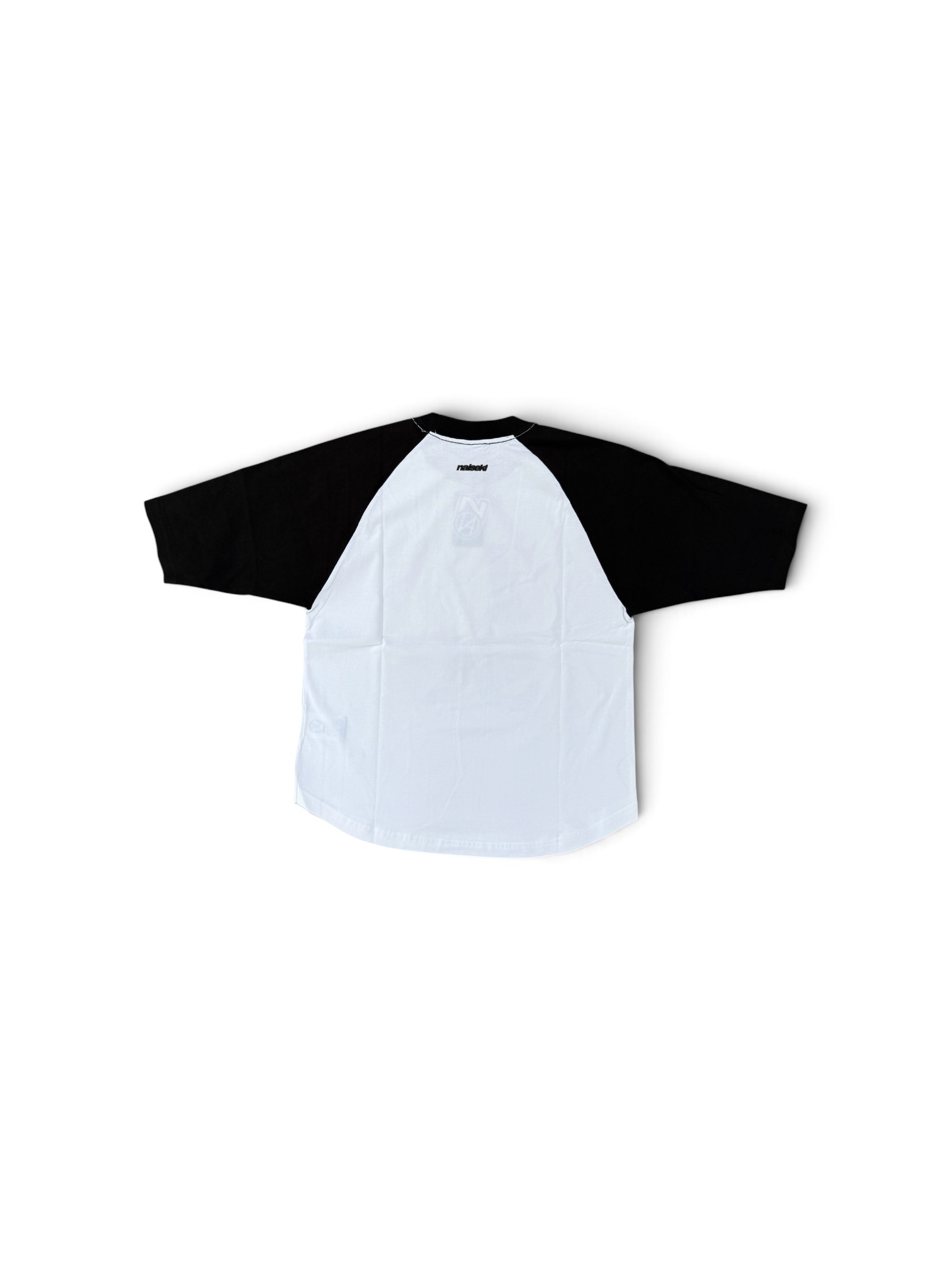 I LOVE SG RAGLAN BLACK WHITE 2