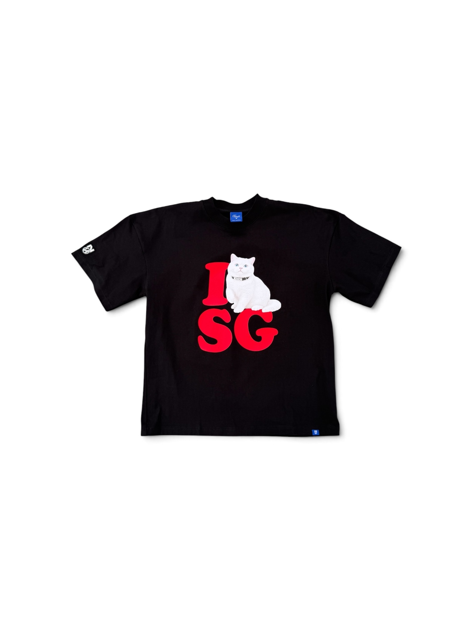 I LOVE SG TSHIRT BLACK 1